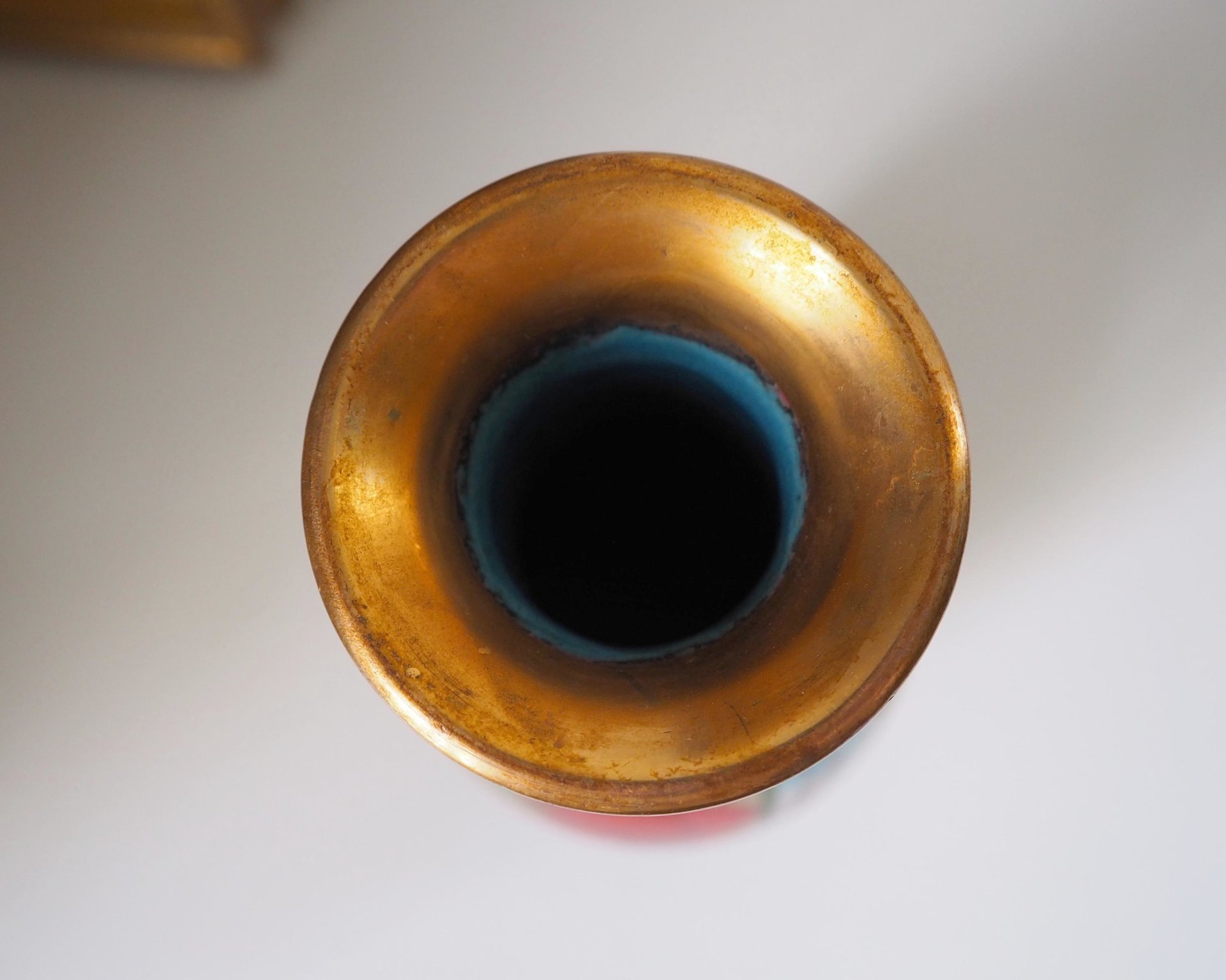 Vintage Cloisonné vase | Large Cloisonné vase | Vintage vase | Cloisonné vase | Enamelled vase |