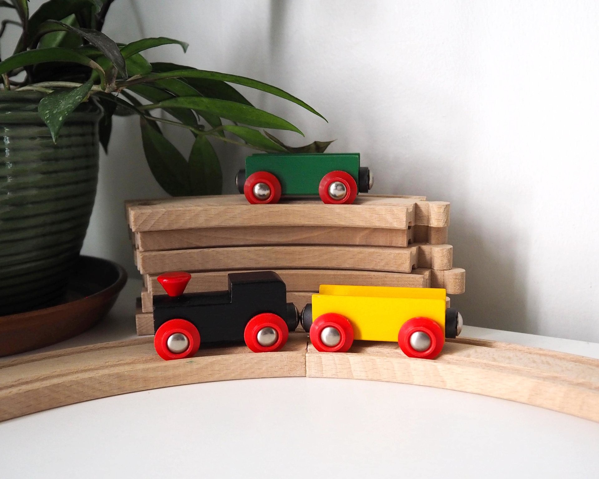 Vintage Brio train set | Wooden train set for children | Vintage train set for kids | Vintage wooden toy train | Vintage toys | Brio 33115