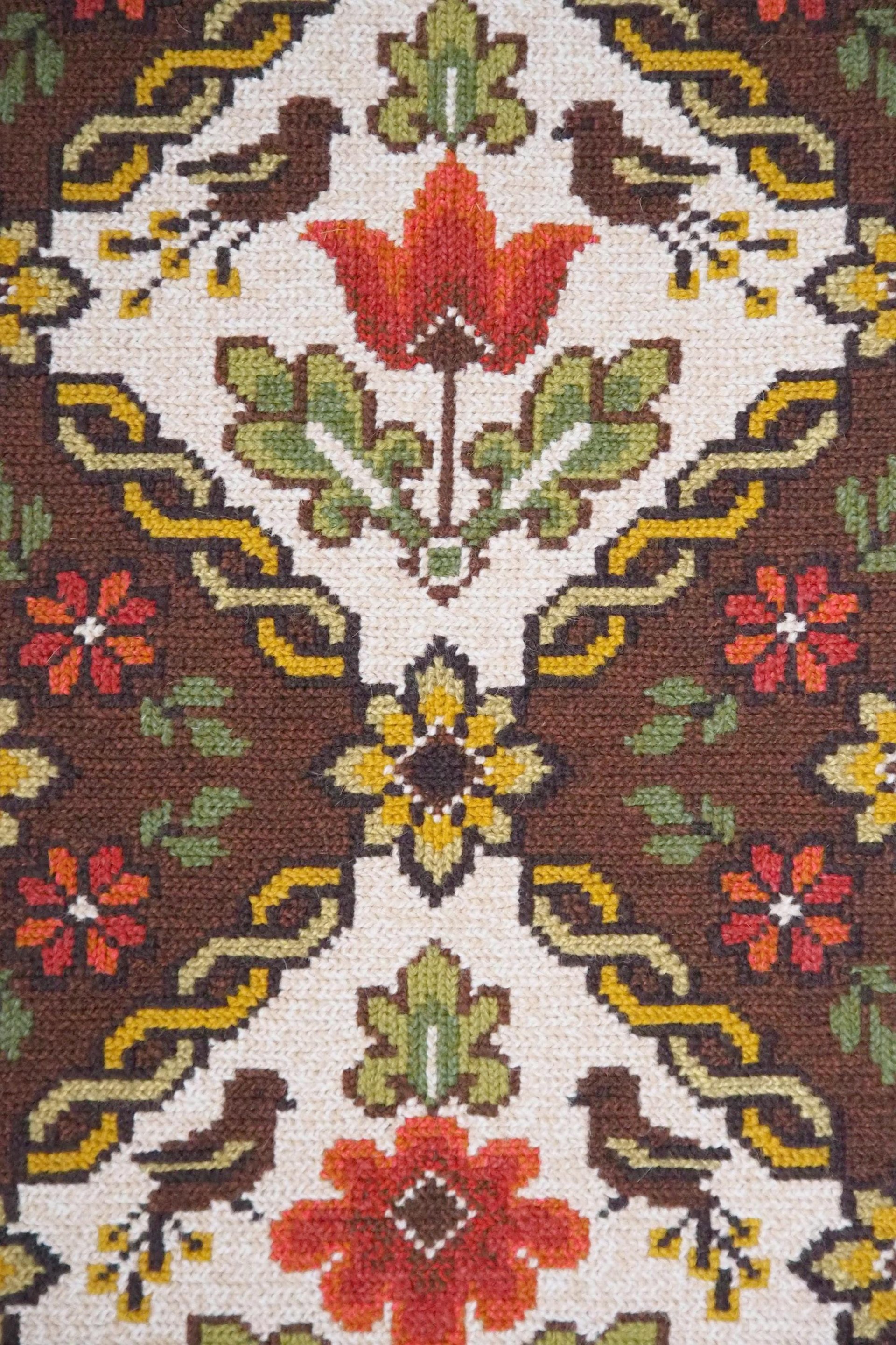 Vintage wall hanging | Scandinavian wall hanging | Traditional wall tapestry | Birds and flowers wall hanging | Swedish tapestry