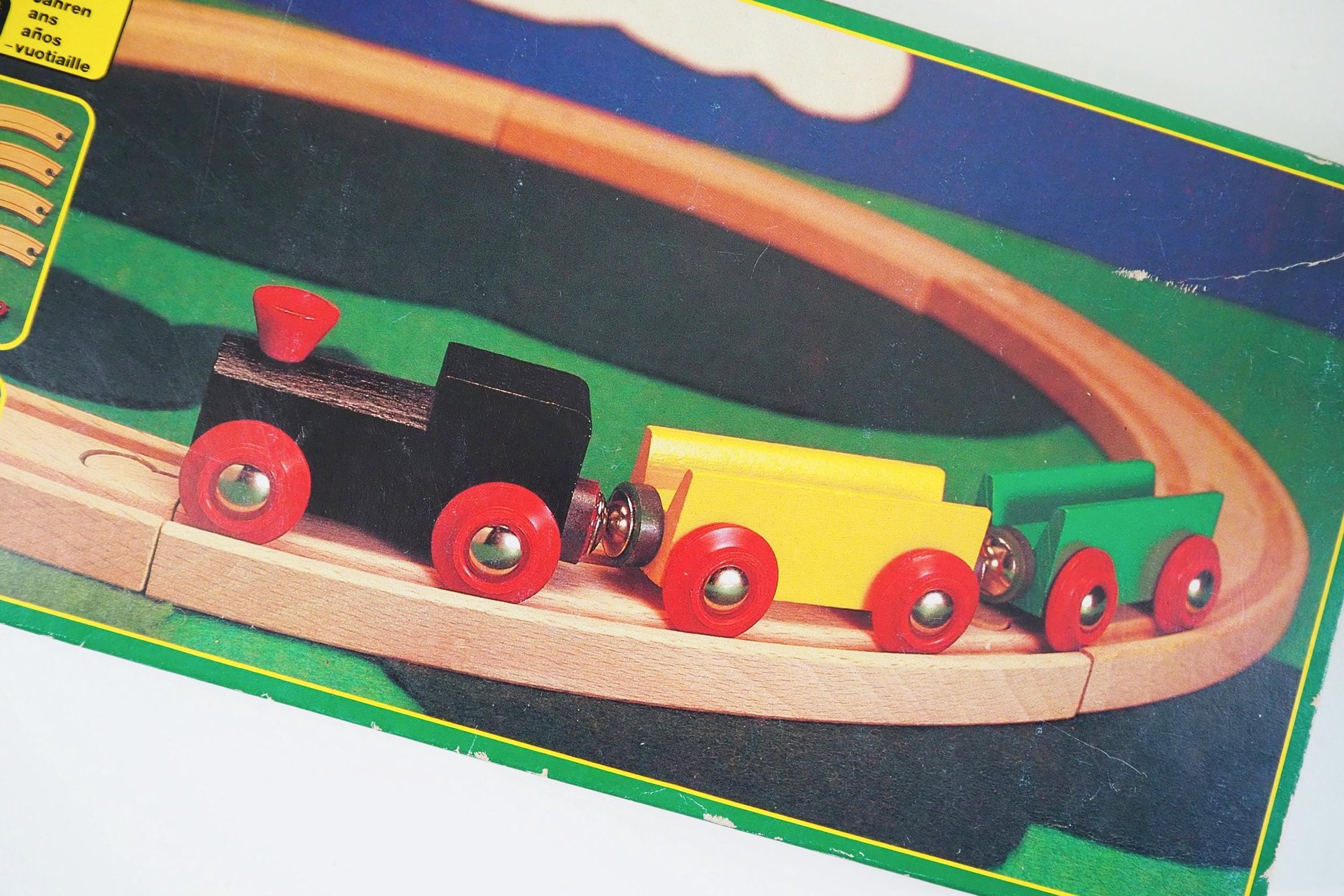 Vintage Brio train set | Wooden train set for children | Vintage train set for kids | Vintage wooden toy train | Vintage toys | Brio 33115