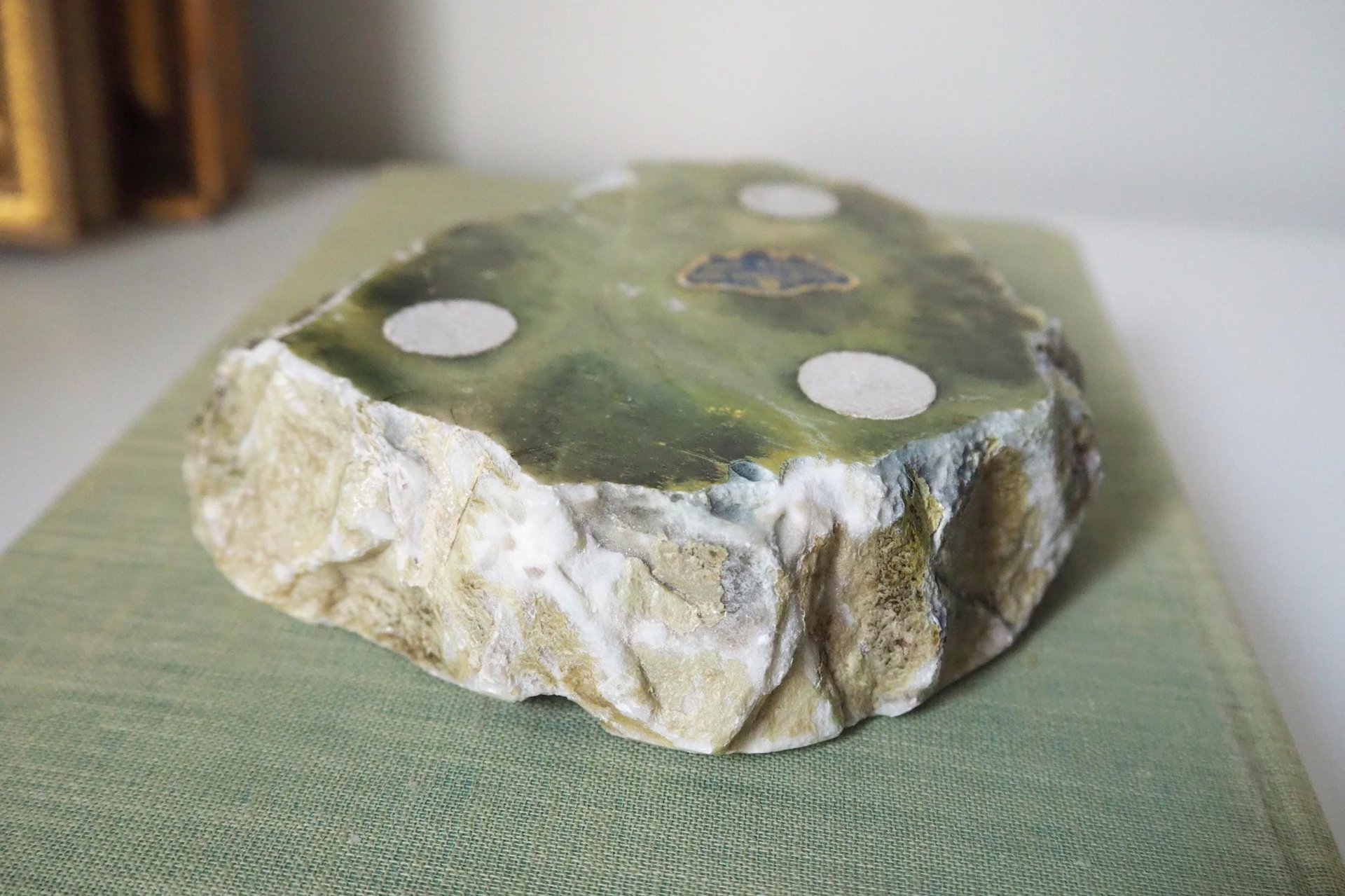 Vintage alabaster ashtray | Small alabaster ashtray | Genuine alabaster ashtray | Italian alabaster ashtray | Made in Italy