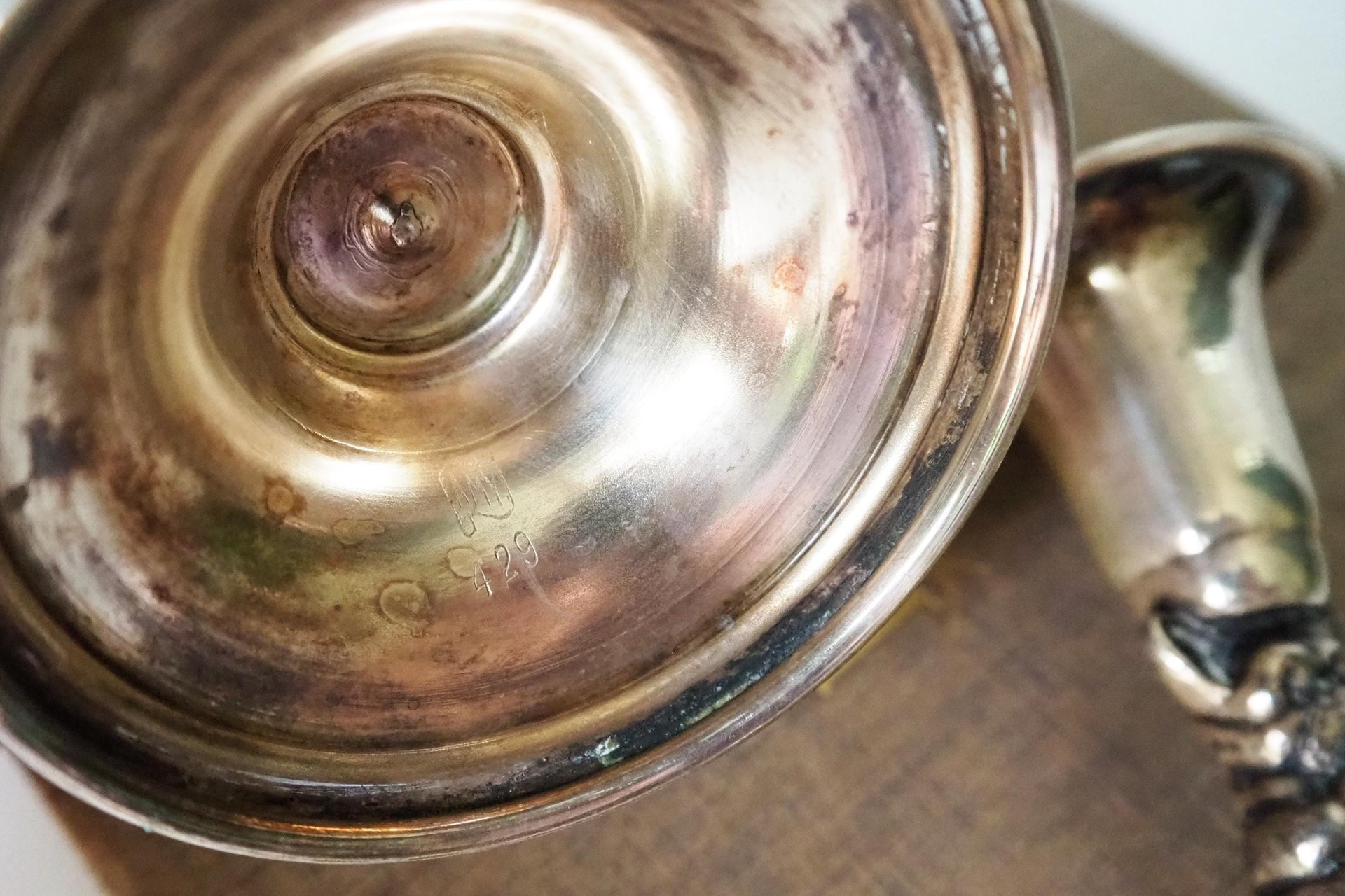 Set of two vintage candlesticks | Silver plated candle holders | Bulldog candlesticks | Vintage candle holders | Dog home decor