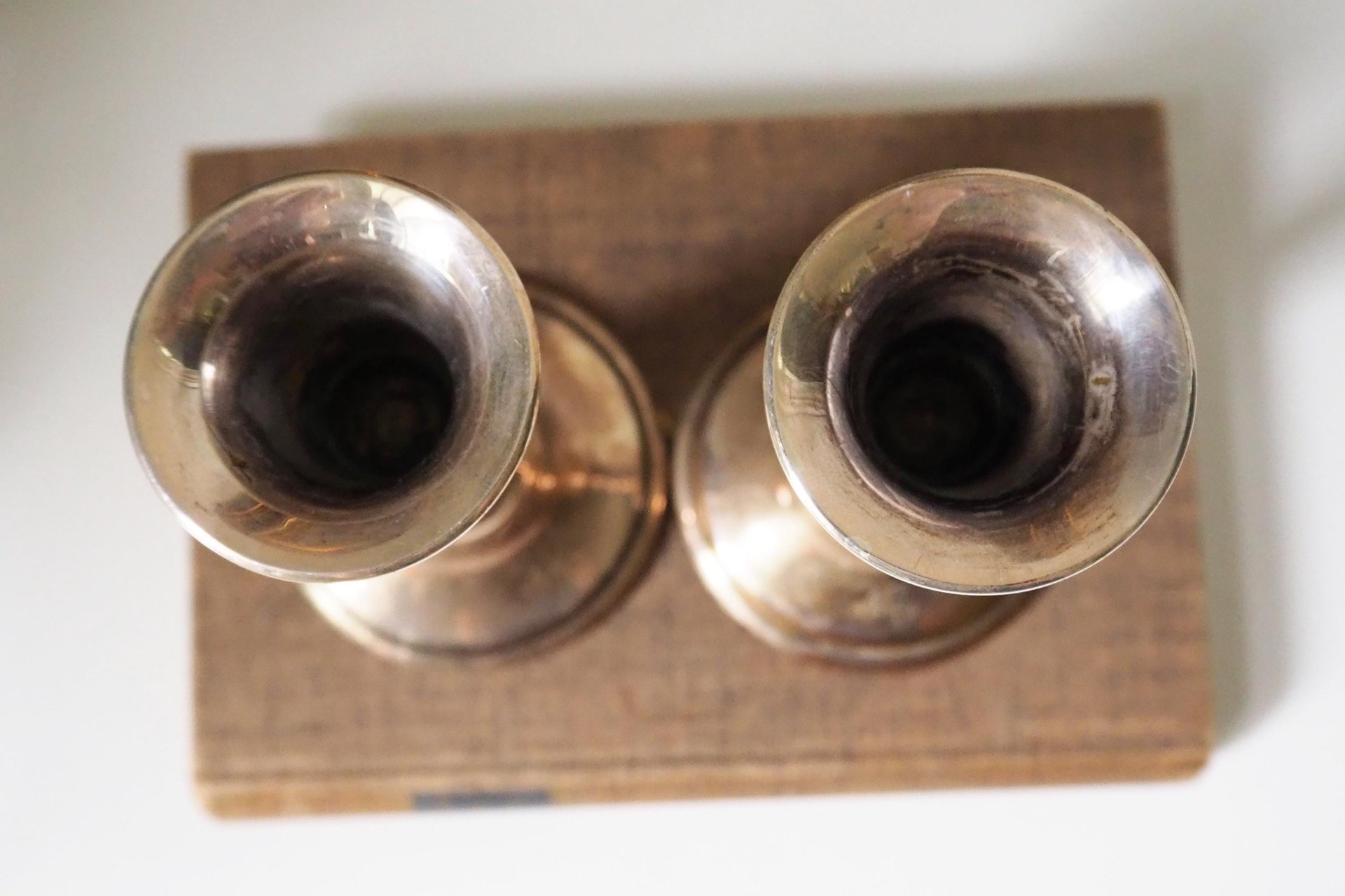 Set of two vintage candlesticks | Silver plated candle holders | Bulldog candlesticks | Vintage candle holders | Dog home decor