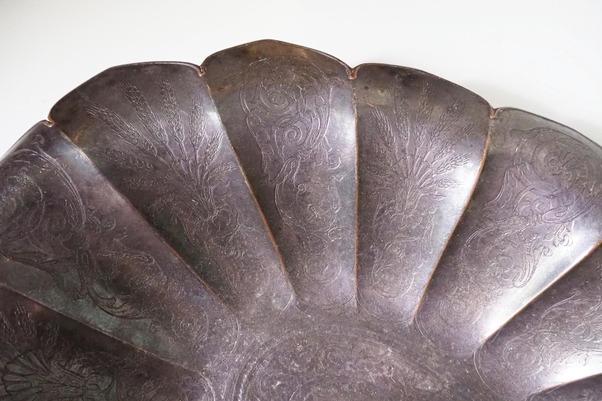 Vintage silver plated bowl | Silver plated fruit bowl | Vintage serving bowl | Scalloped silver plated bowl | Vintage fruit bowl