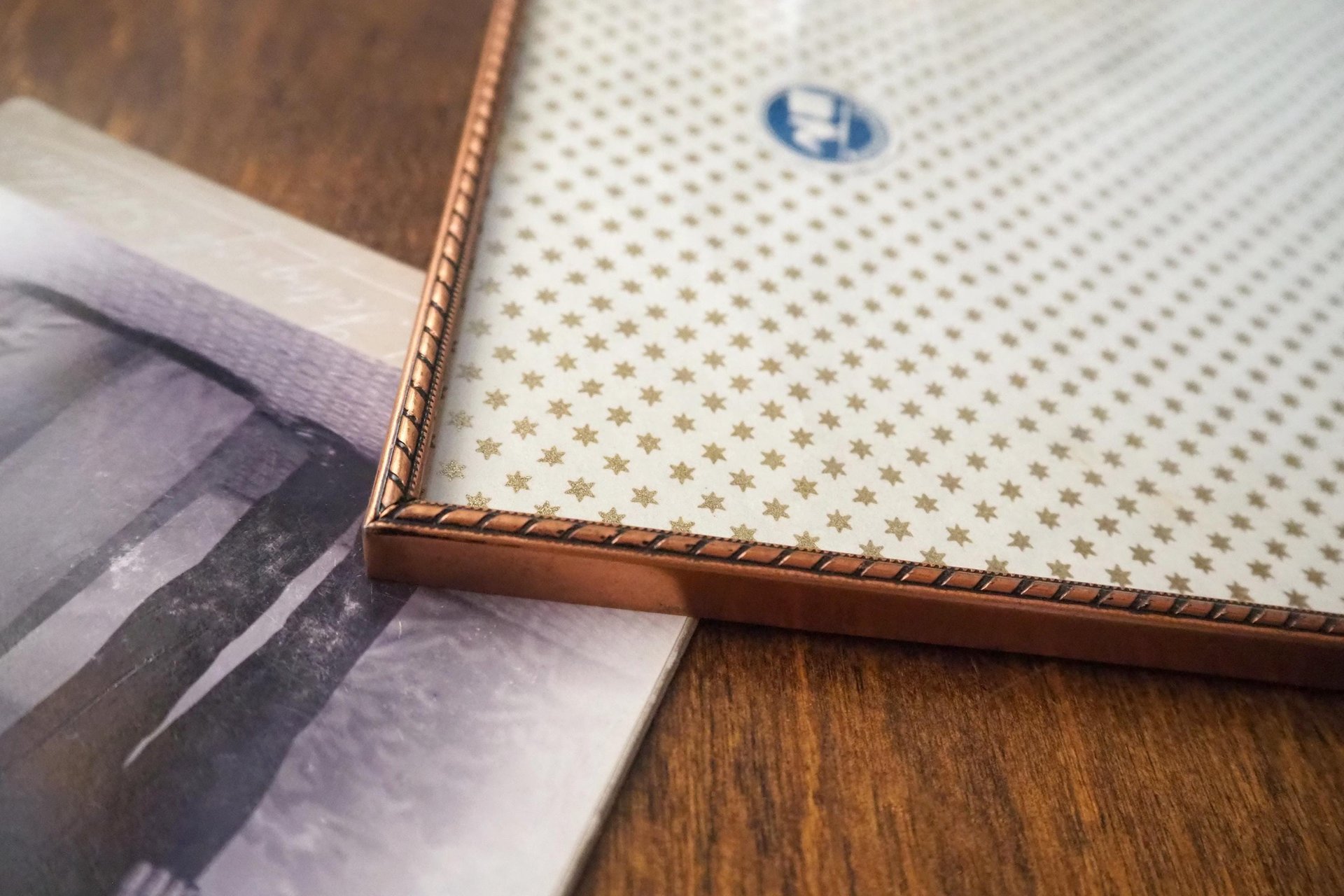 Vintage rose gold photo frame | Vintage photo frame 16.5 x 22.5 cm | Rose gold photo frame | Vintage copper tone picture frame