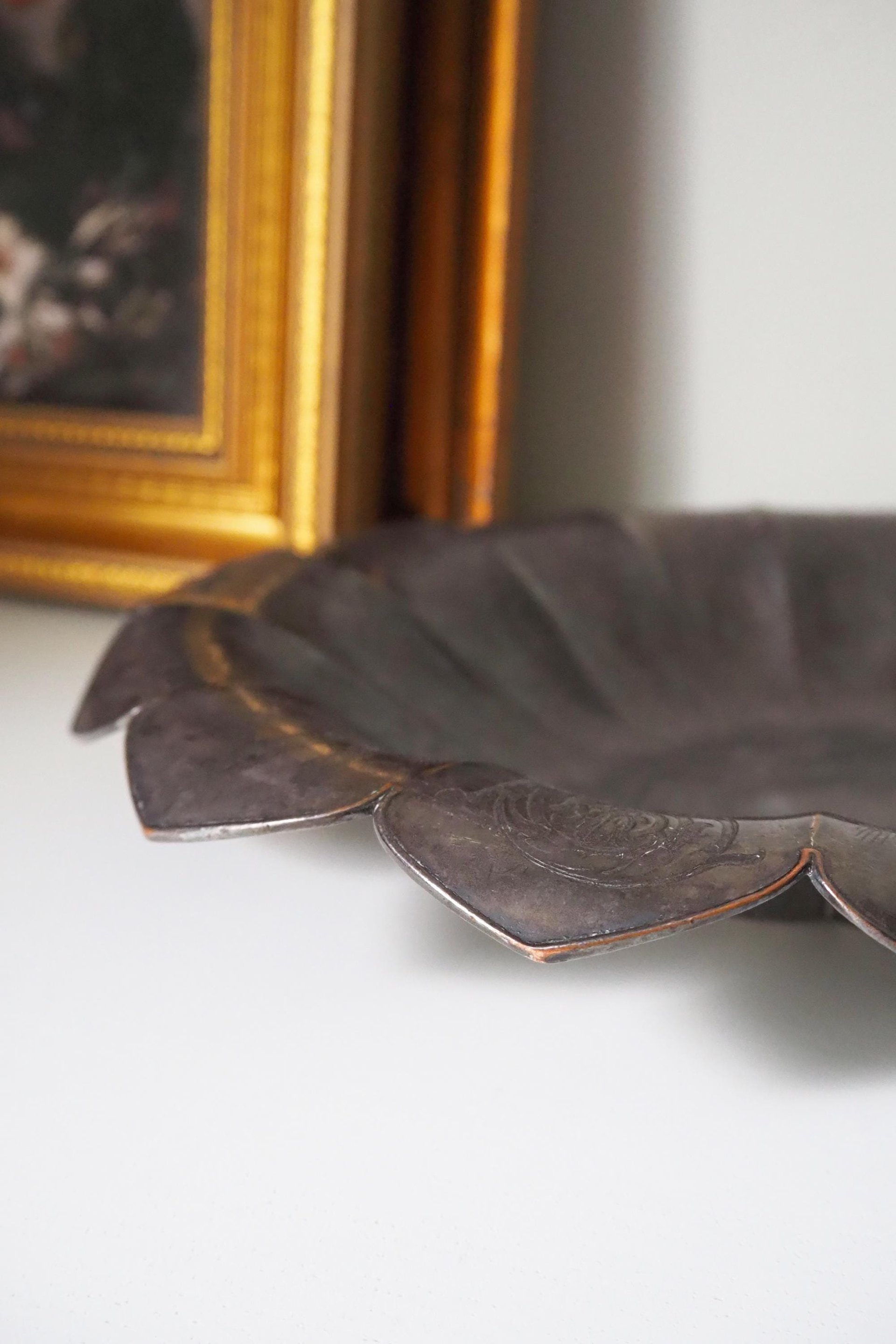 Vintage silver plated bowl | Silver plated fruit bowl | Vintage serving bowl | Scalloped silver plated bowl | Vintage fruit bowl