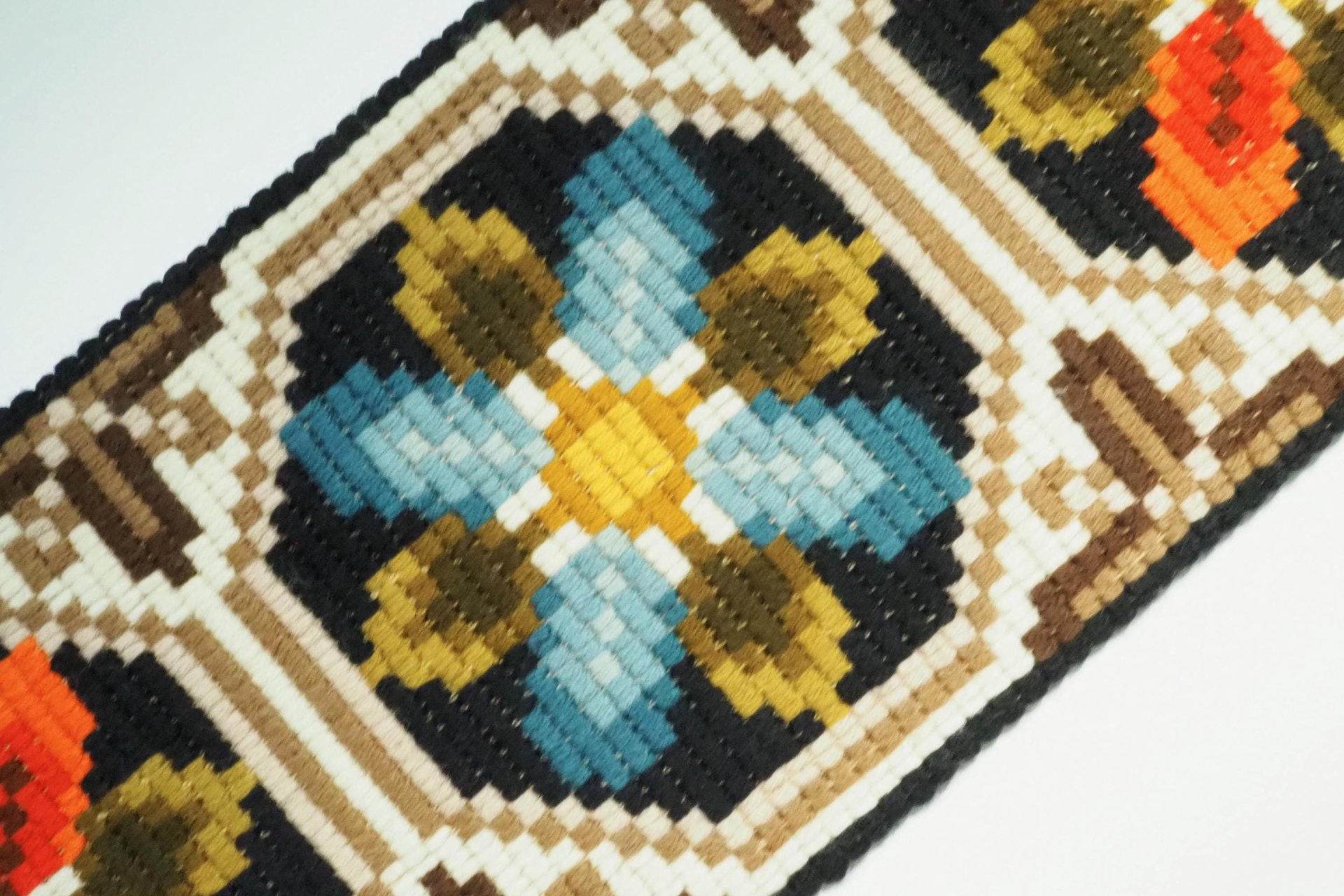 Vintage wall hanging | Small vintage wall hanging | Scandinavian woven textile | Retro wall hanging | Made in Finland