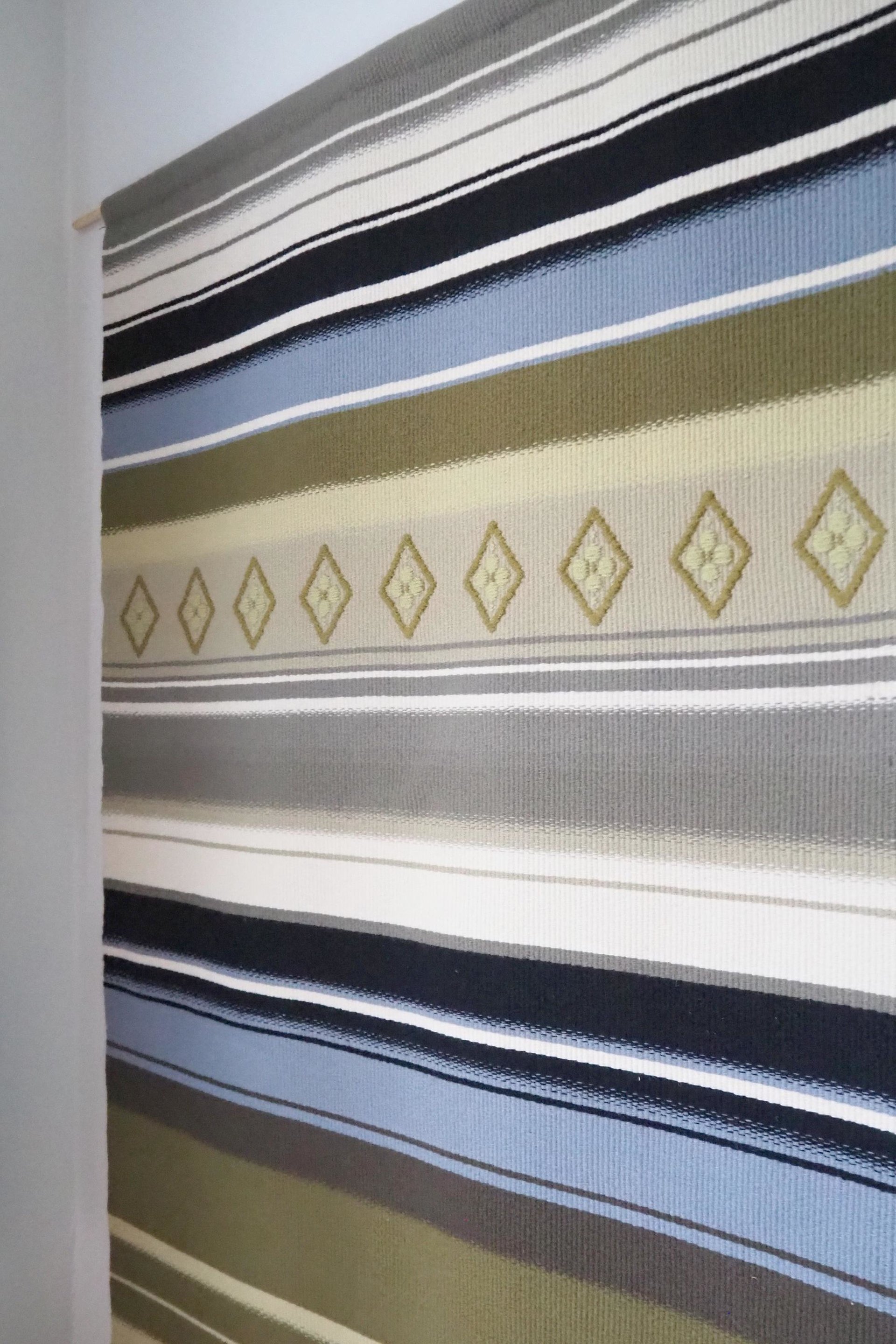 Vintage wall hanging | Finnish Raanu | Scandinavian wall tapestry | Toini Joki Raanu | Large vintage wall tapestry | Made in Finland