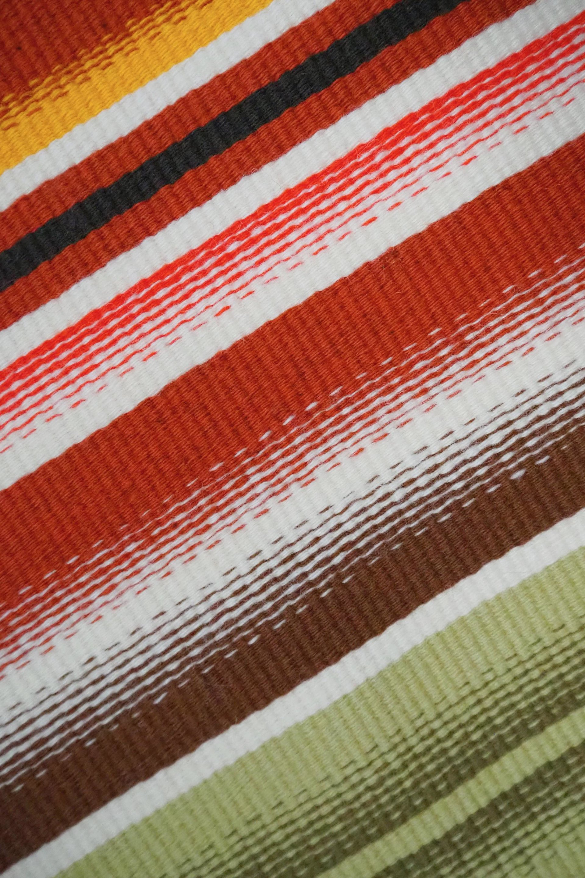 Vintage wall hanging | Finnish Raanu | Scandinavian wall tapestry | Red Raanu wall hanging | Large vintage wall tapestry | Made in Finland