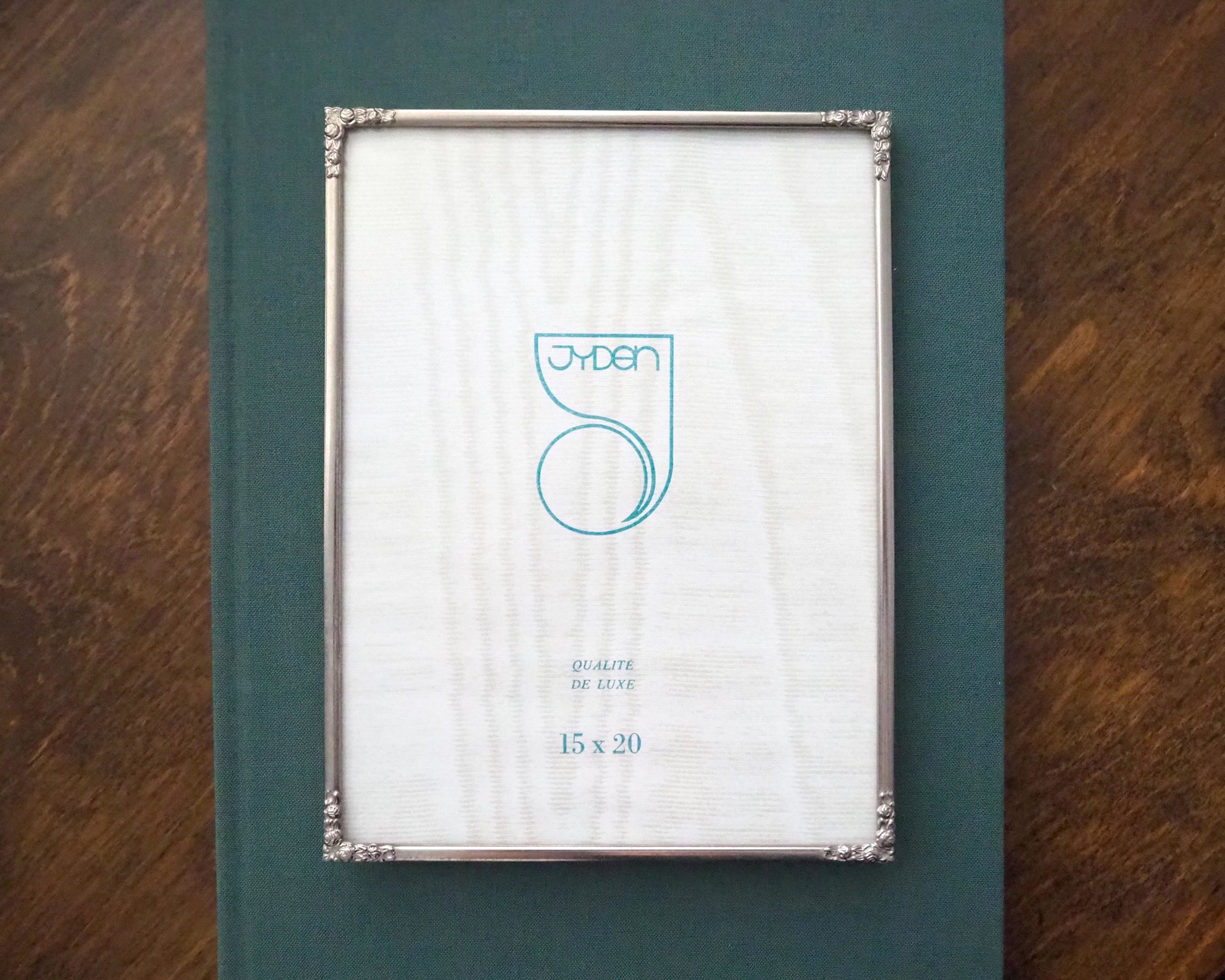 Vintage silver plated photo frame | Silver plated photo frame 15x20 cm | Vintage silver plated picture frame | Vintage Jyden frame