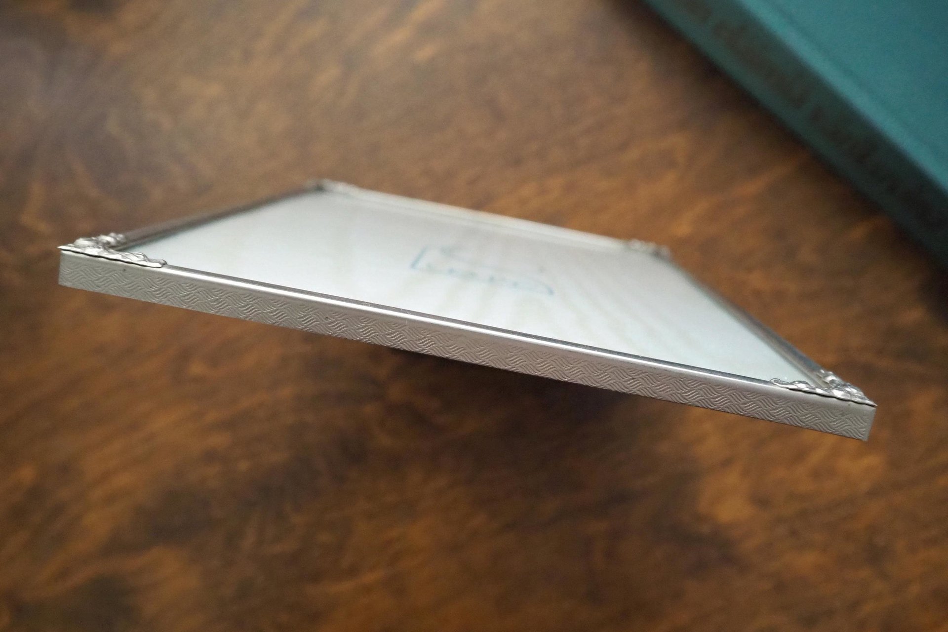 Vintage silver plated photo frame | Silver plated photo frame 15x20 cm | Vintage silver plated picture frame | Vintage Jyden frame