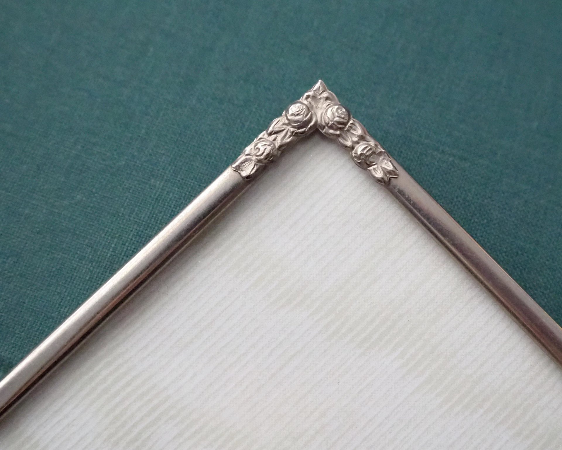 Vintage silver plated photo frame | Silver plated photo frame 15x20 cm | Vintage silver plated picture frame | Vintage Jyden frame