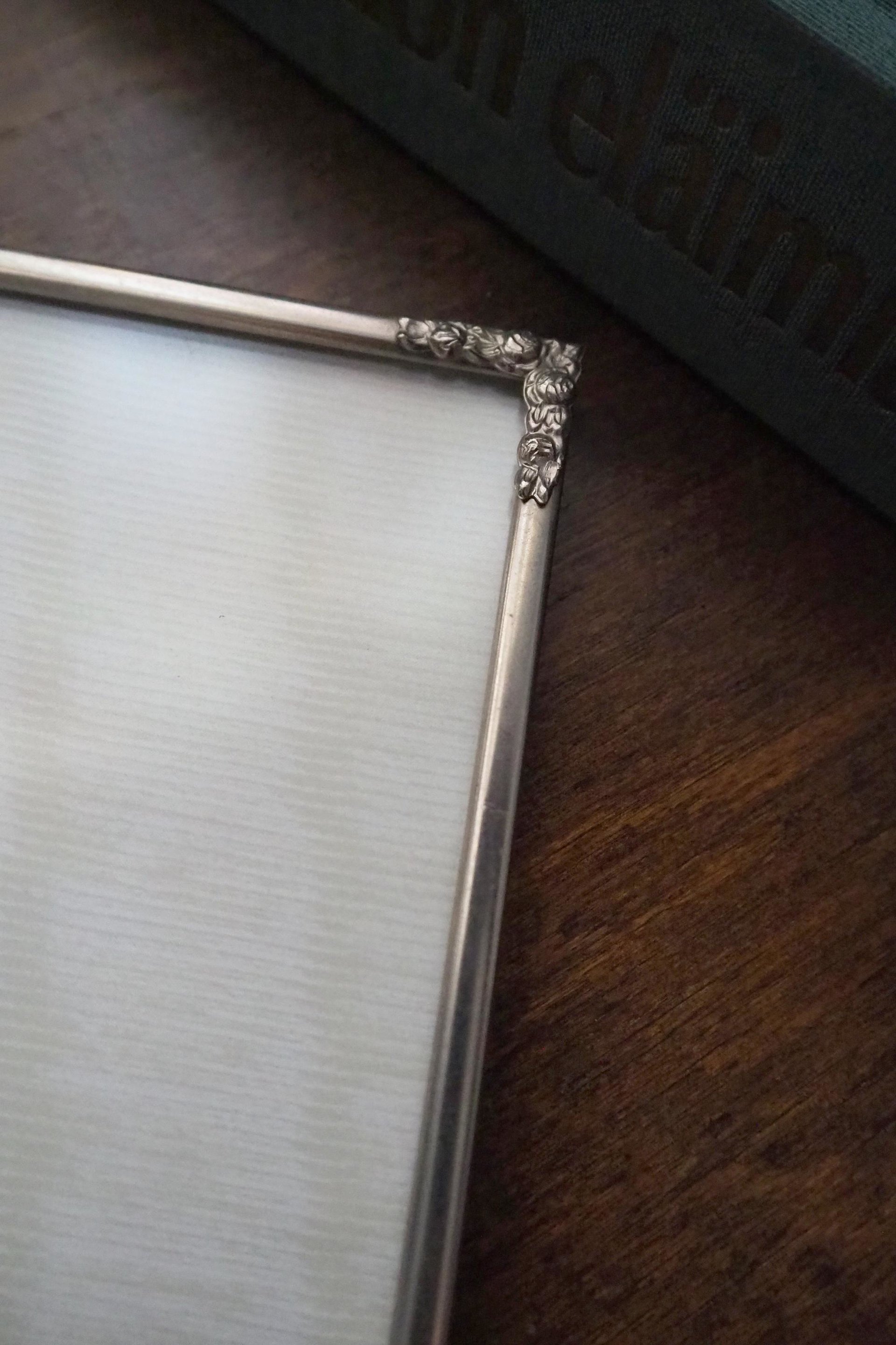 Vintage silver plated photo frame | Silver plated photo frame 15x20 cm | Vintage silver plated picture frame | Vintage Jyden frame
