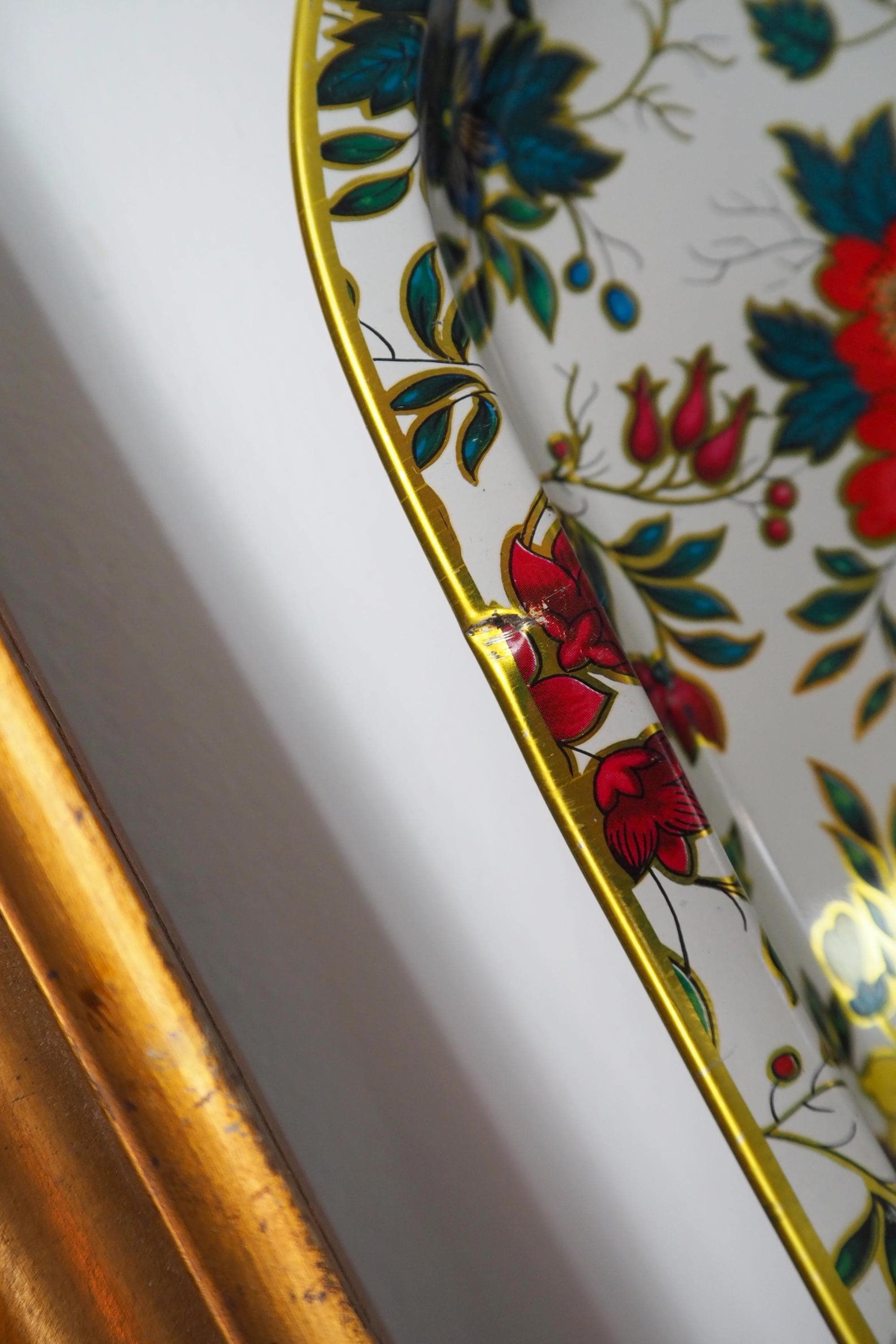 Vintage floral serving tray | Large vintage tray | Retro tray | Vintage Daher Decorative Ware tray | Made in England | Floral serving tray