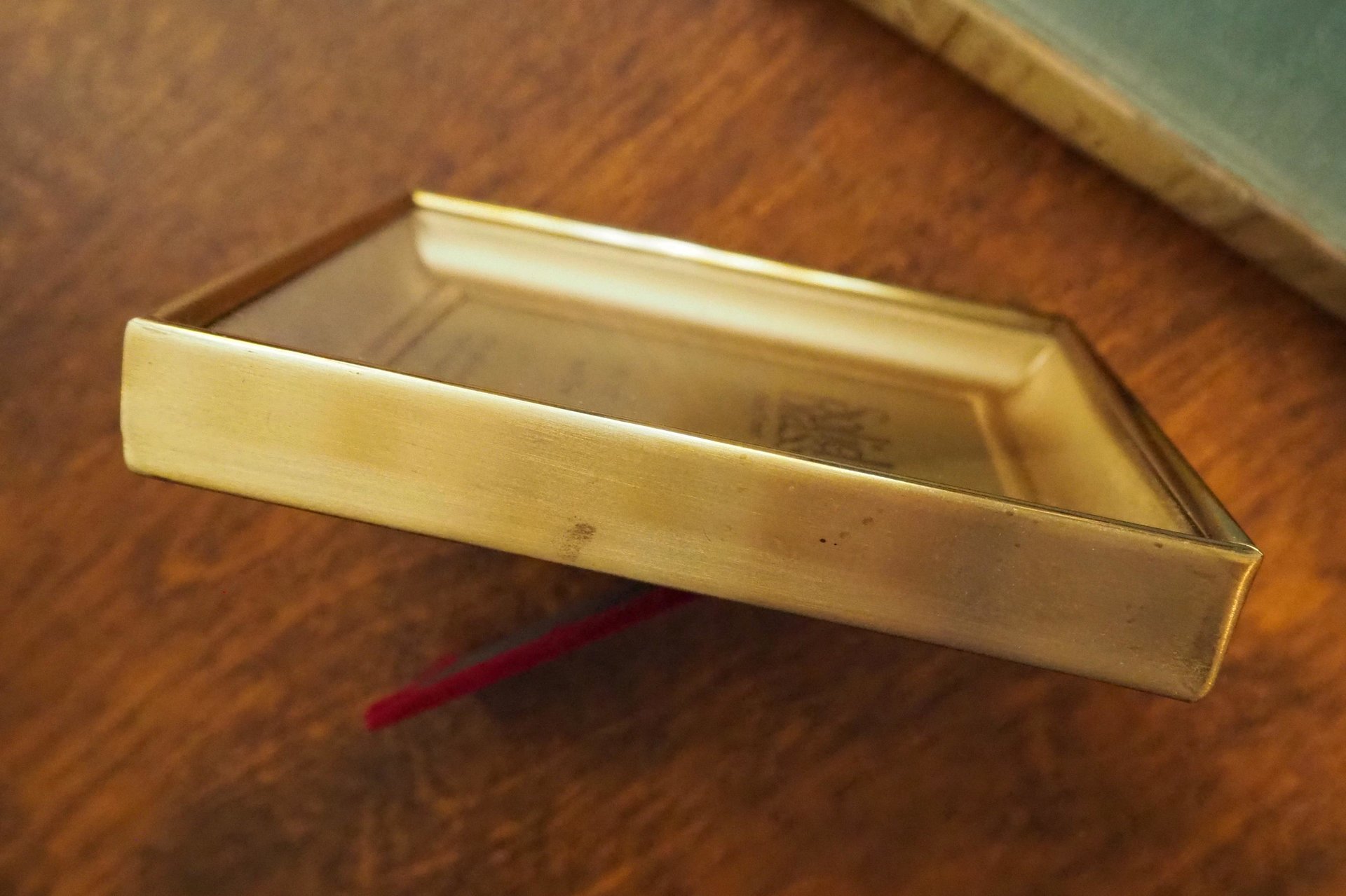 Vintage brass photo frame | Shadowbox picture frame | Brass photo frame 9x13 cm | Vintage brass picture frame | Solid brass frame