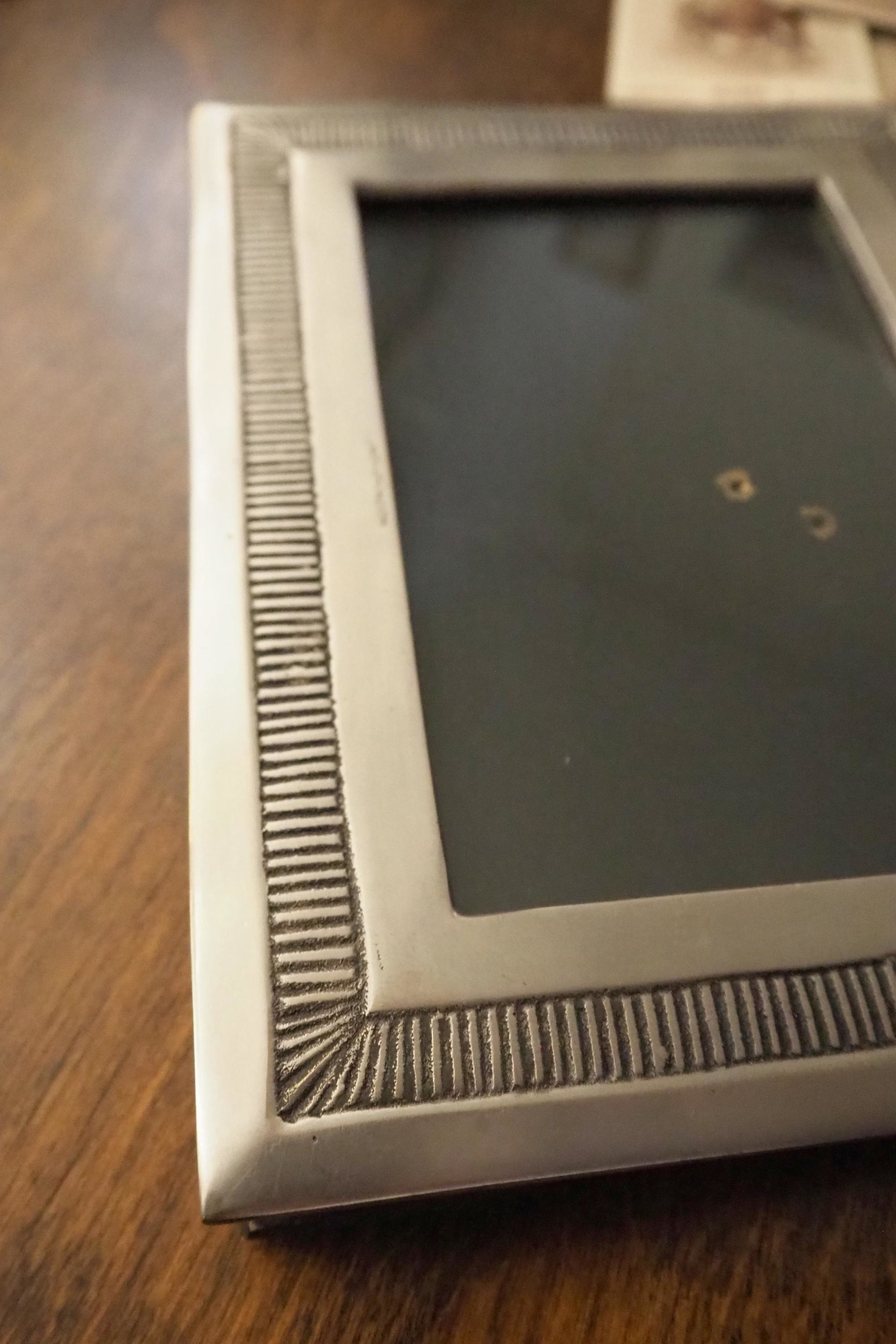 Vintage photo frame | Heavy silver tone frame | Vintage photo frame | Vintage picture frame | Silver tone photo frame | Silver picture frame