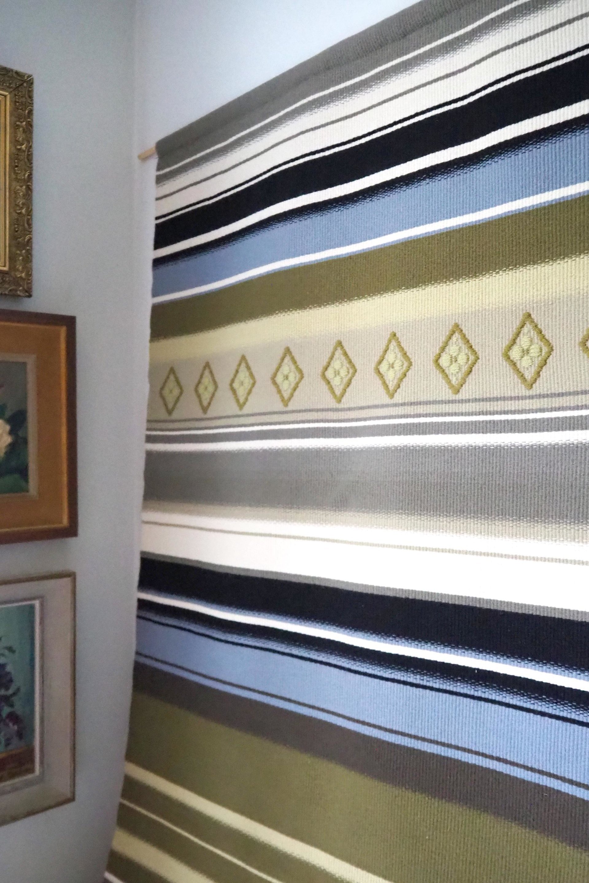 Vintage wall hanging | Finnish Raanu | Scandinavian wall tapestry | Toini Joki Raanu | Large vintage wall tapestry | Made in Finland