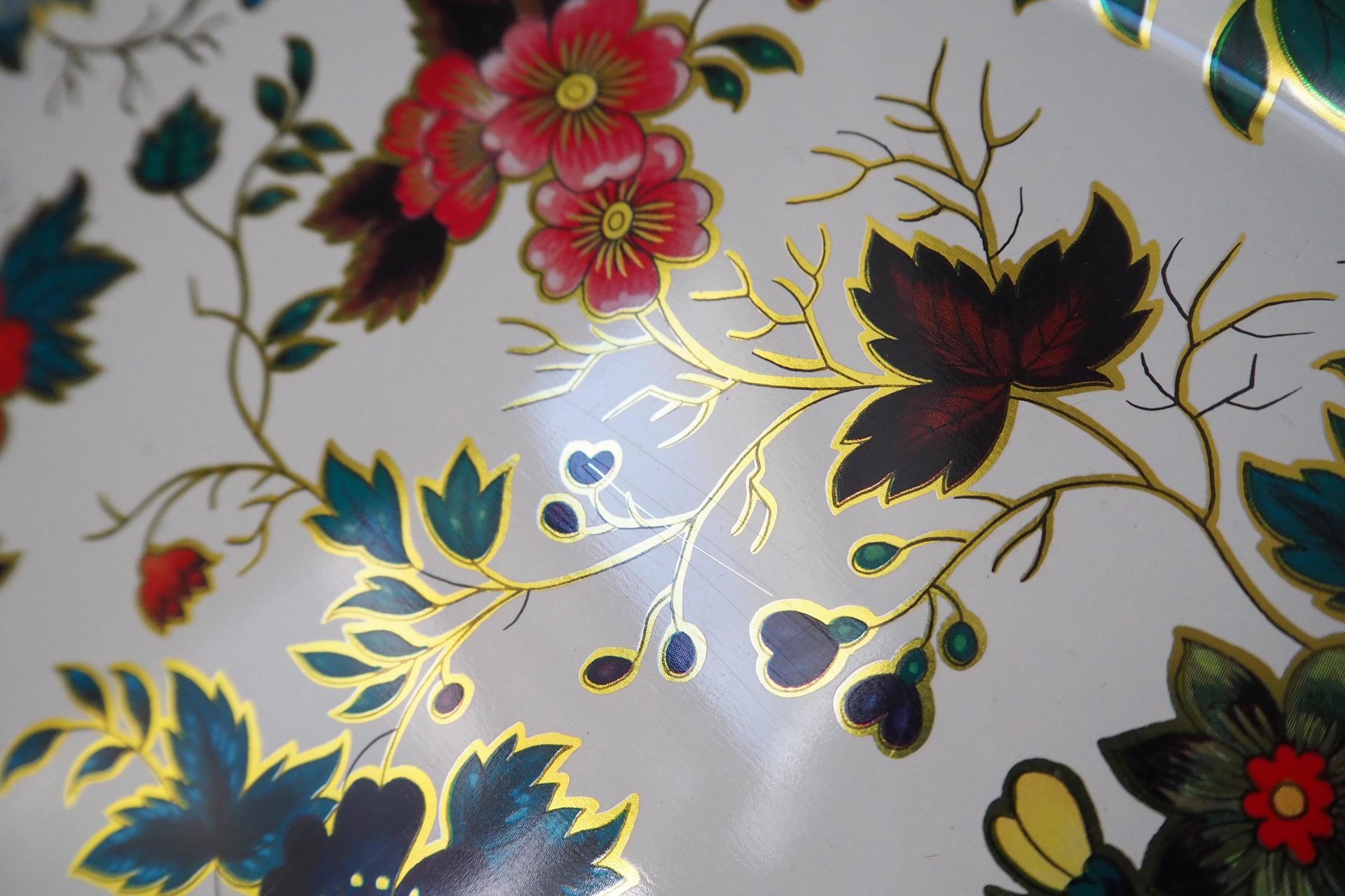 Vintage floral serving tray | Large vintage tray | Retro tray | Vintage Daher Decorative Ware tray | Made in England | Floral serving tray