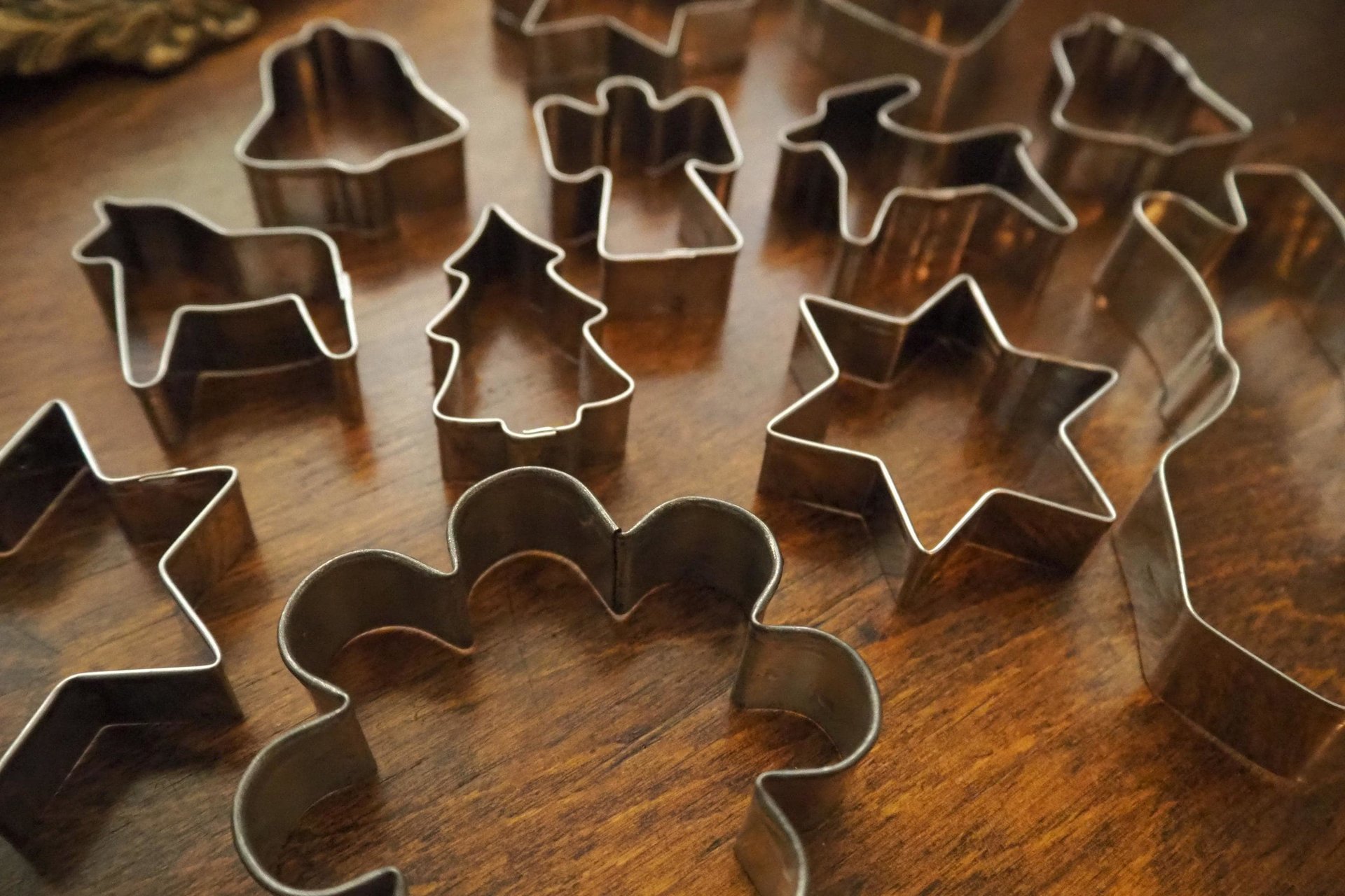 Vintage gingerbread shapes | Vintage gingerbread molds | Traditional gingerbread cookie shapes | Christmas baking molds | Vintage baking