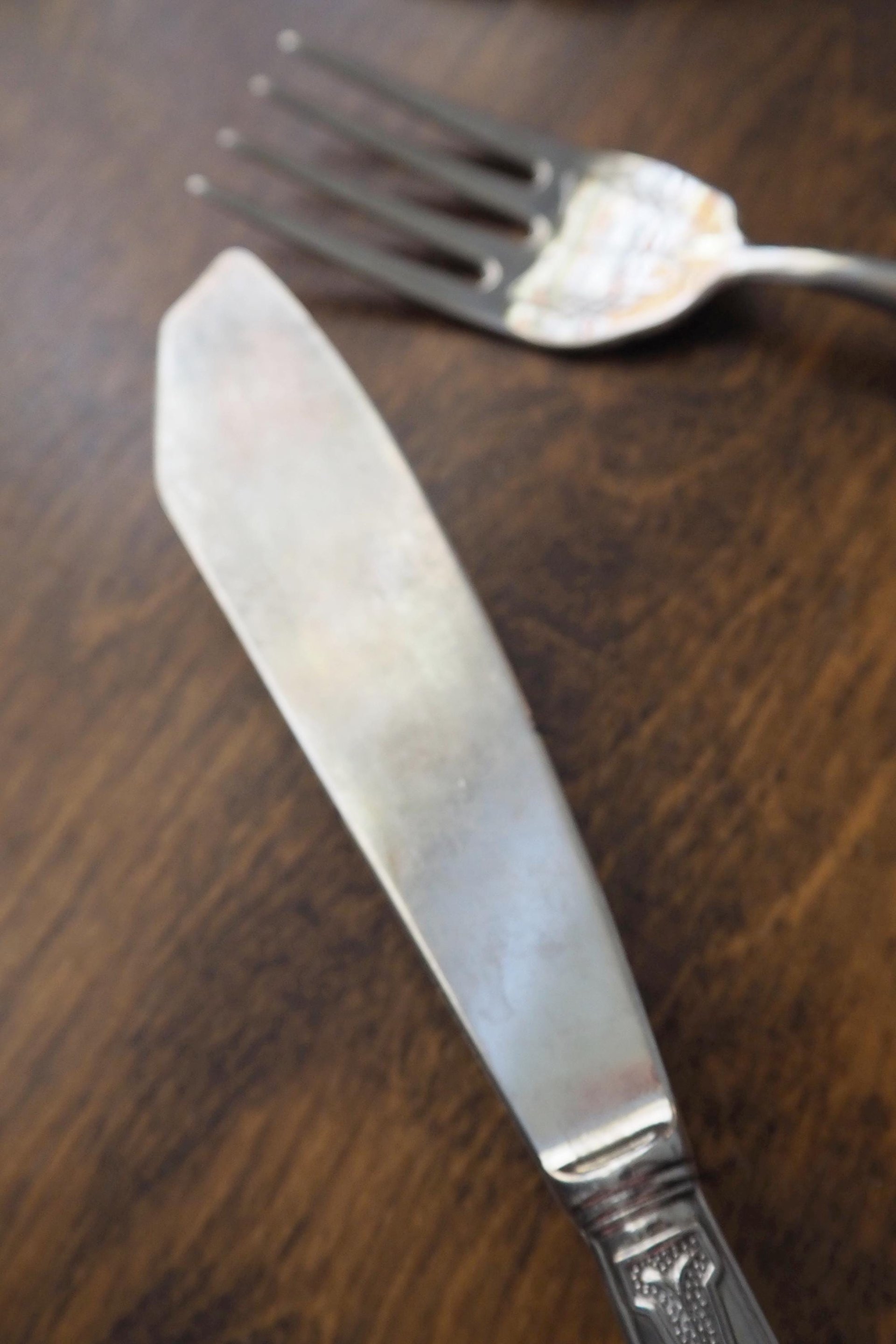 Vintage serving utensils | Vintage serving set | 1950s serving set | Vintage serving knife and fork | Vintage serveware