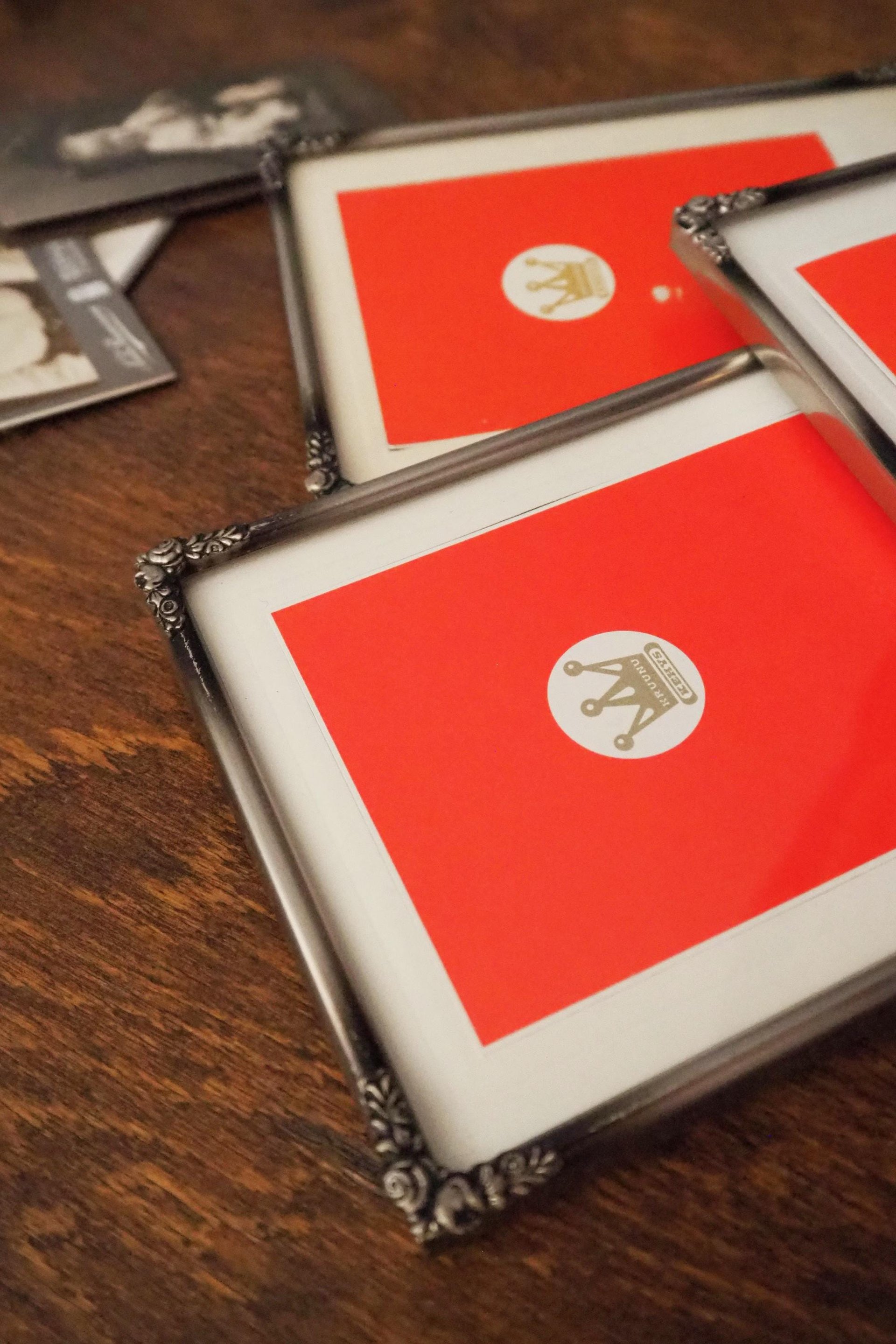 Set of three vintage photo frames | Vintage silver plated photo frames | Silver plated vintage frames | Silver plated picture frames