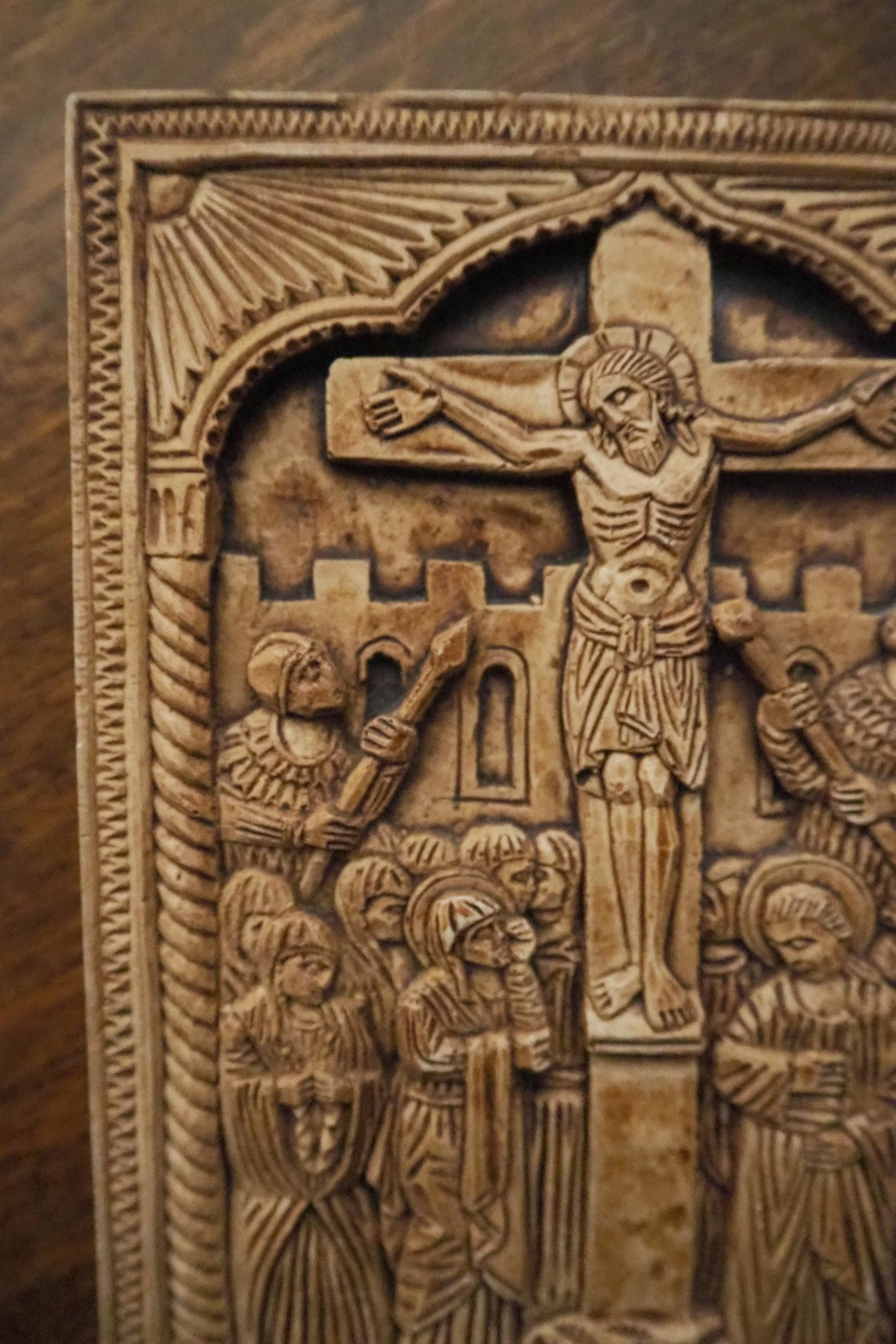 Vintage Orthodox icon | Orthodox icon | Ceramic religious icon | Vintage ceramic icon | Small vintage icon