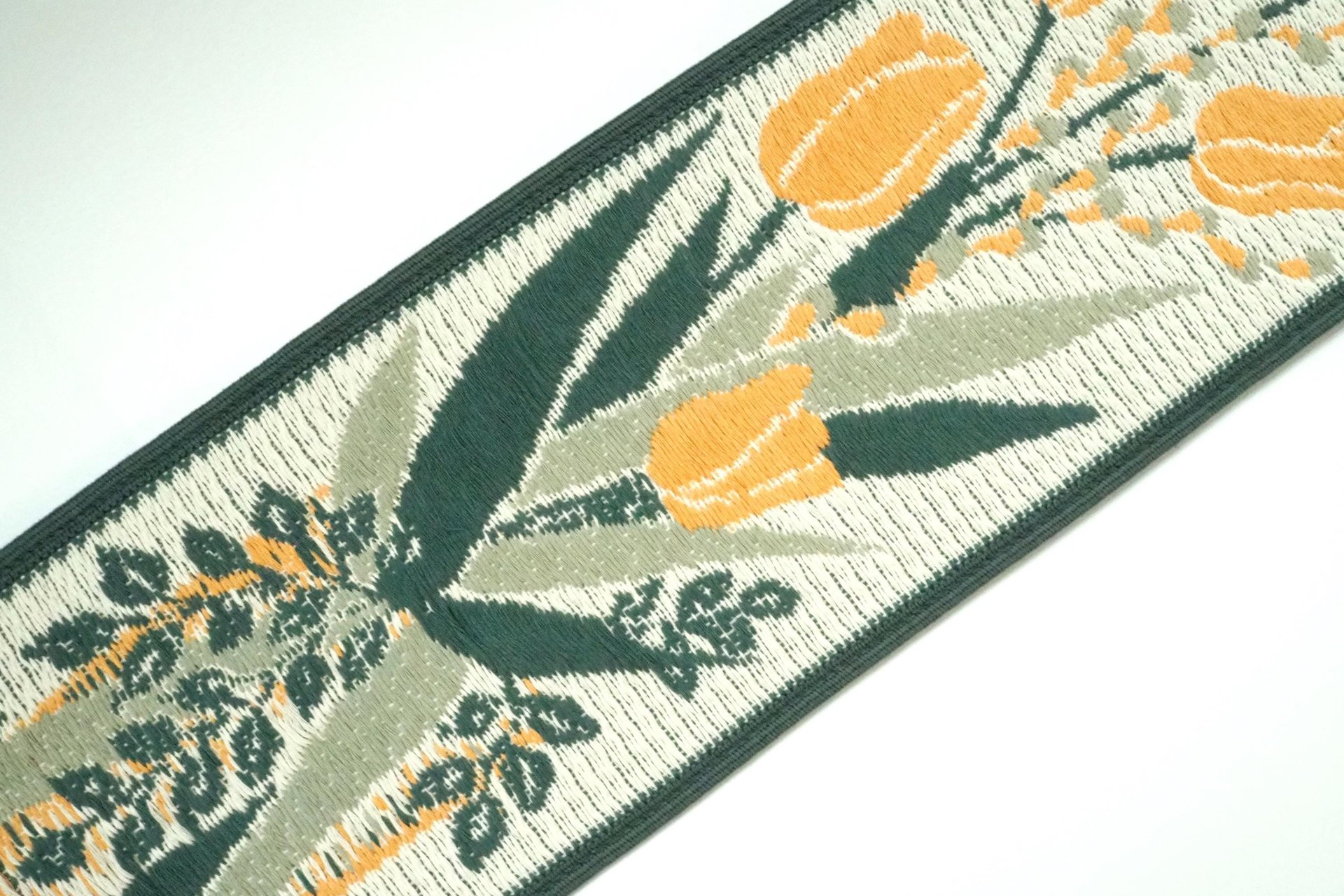 Vintage wall hanging | Long wall hanging | Nature wall hanging | Scandinavian woven textile | Made in Finland