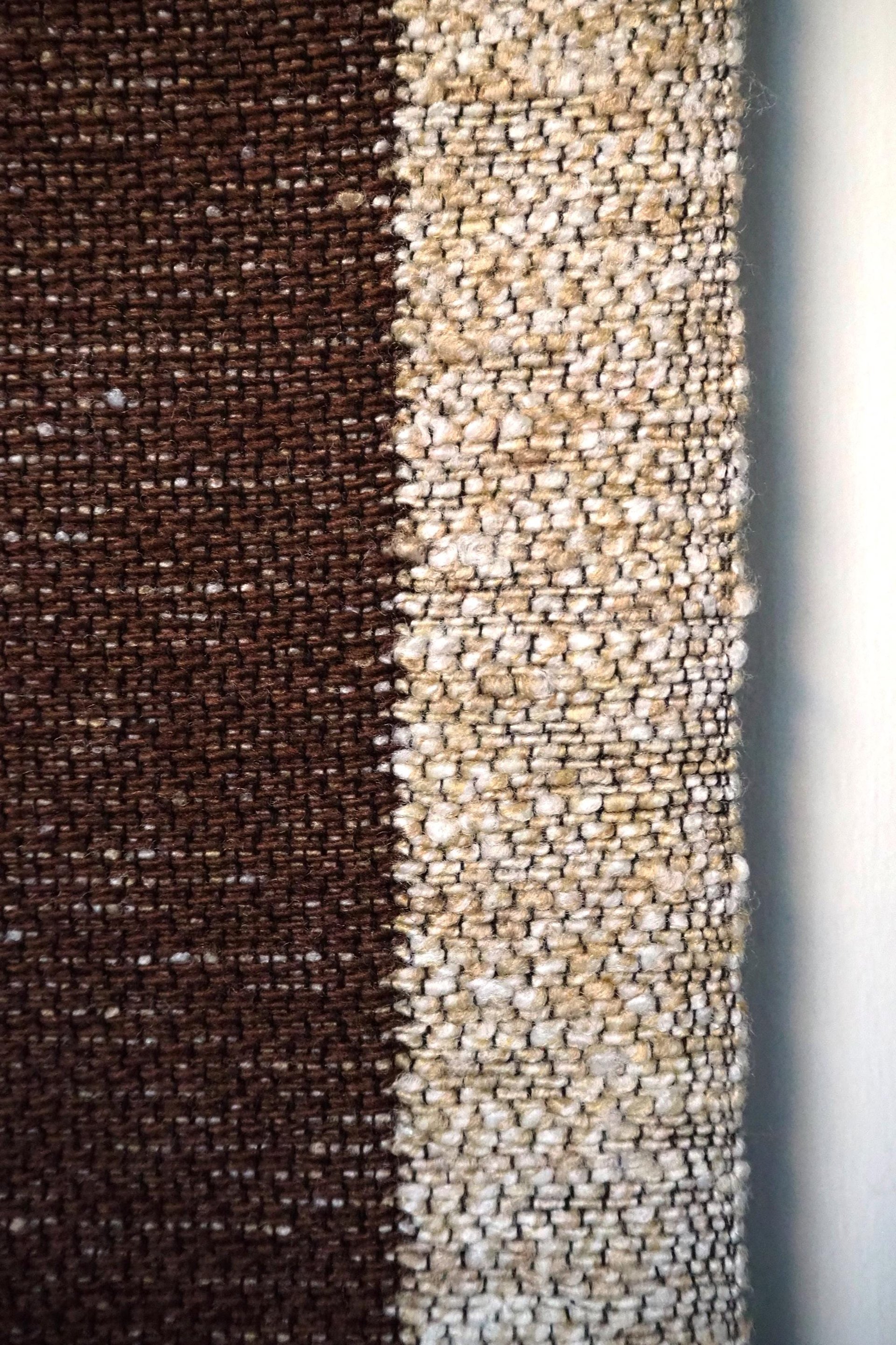 Vintage wall hanging | Lily of the Valley wall tapestry | Large wall hanging | Scandinavian woven textile | Brown wall hanging