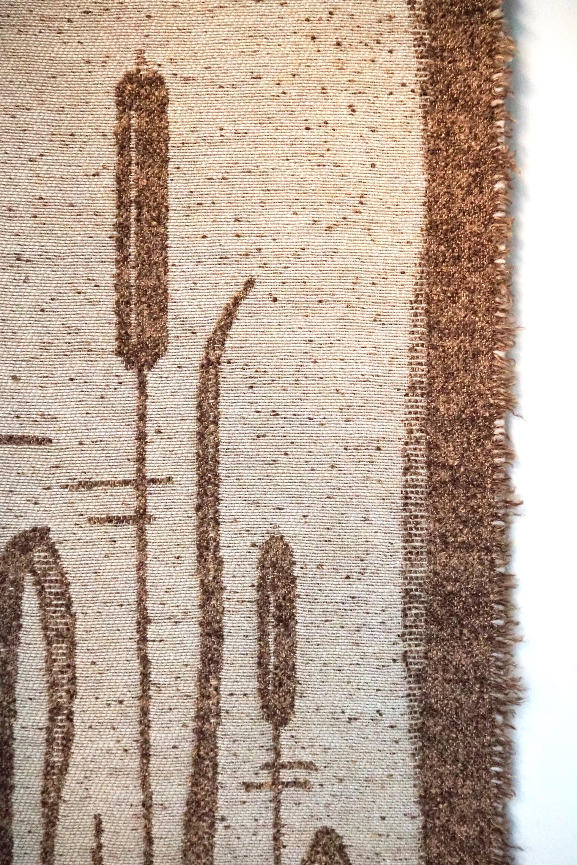 Vintage wall hanging | Scandinavian wall tapestry | Lapuan Kankurit wall hanging | Vintage wall tapestry | Finnish wall tapestry | Cattails