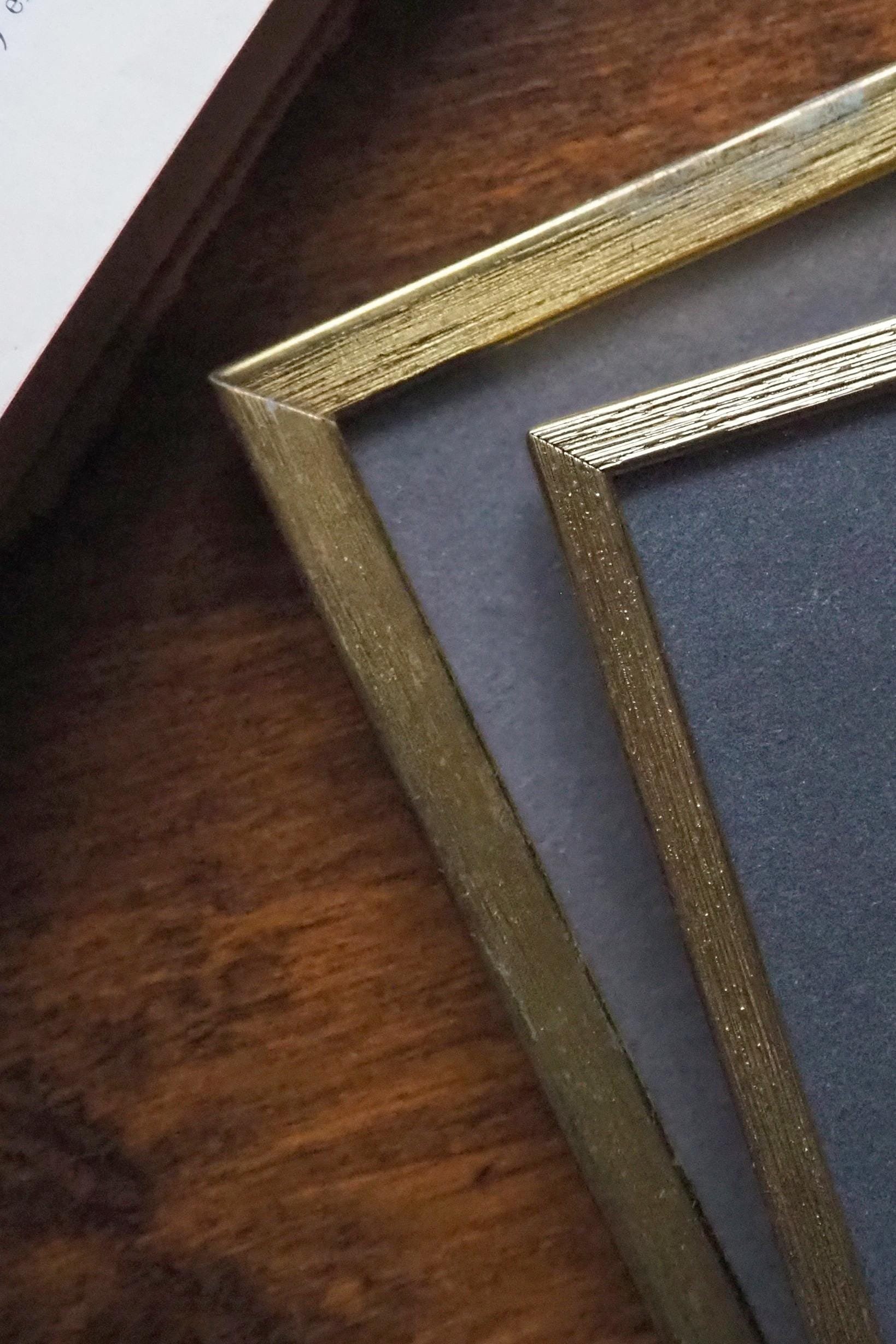 Set of two vintage photo frames | Vintage brass frames | Matching vintage frames | Vintage brass frame set | Vintage Jyden frames