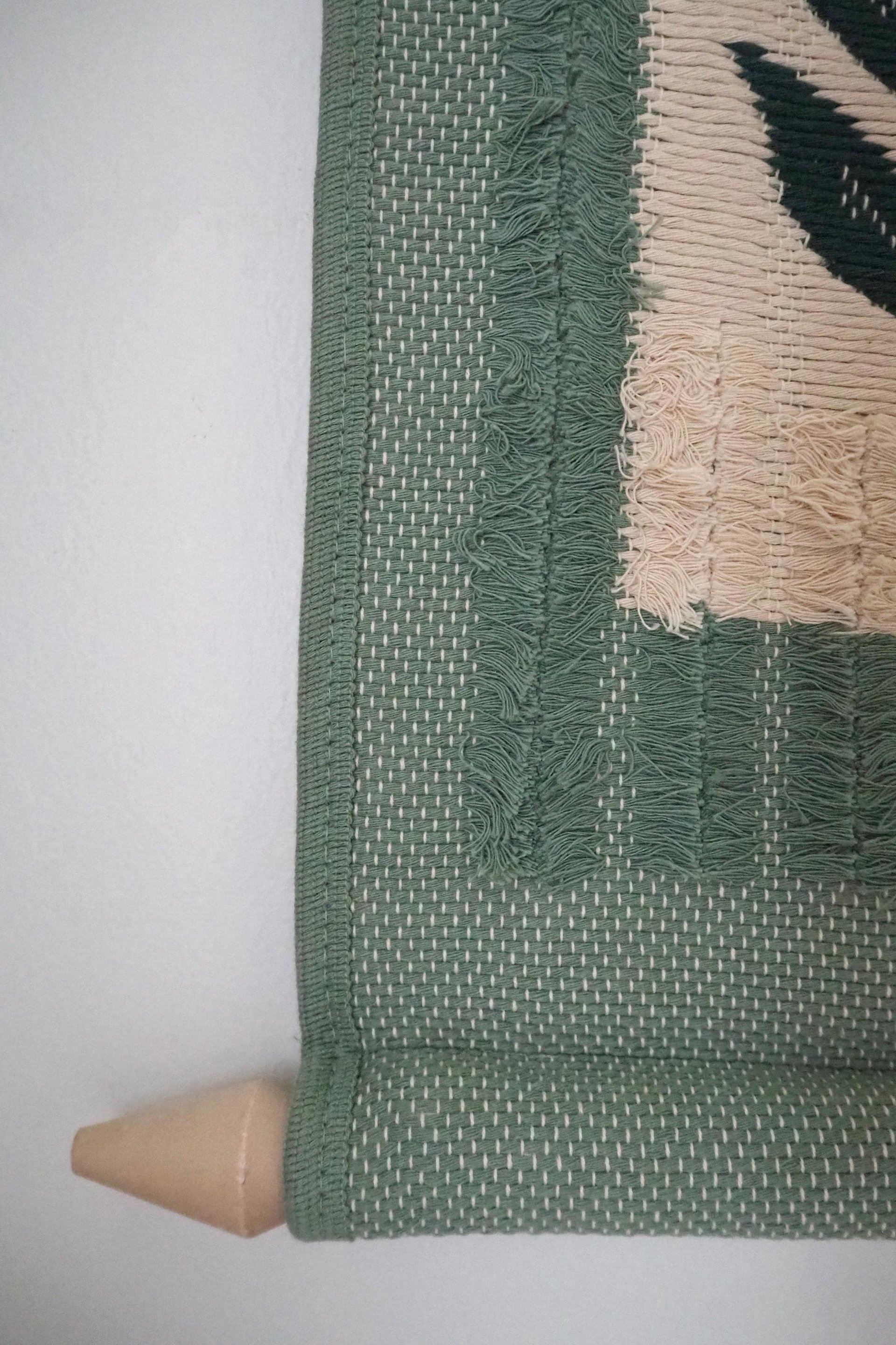 Vintage wall hanging | Floral wall tapestry | Scandinavian woven textile | Pastel wall tapestry | | Made in Finland