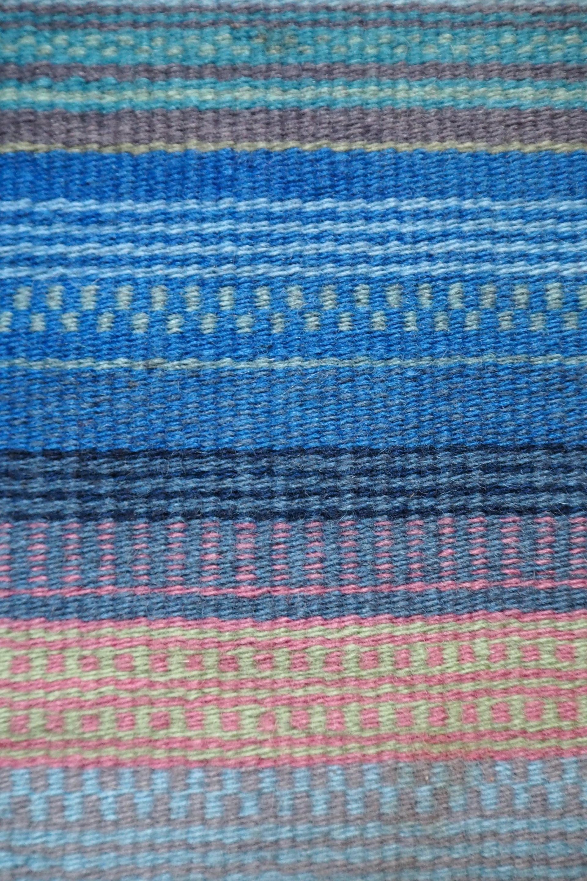 Vintage wall tapestry | Arktinen Horisontti by Elsa Montell-Saanio | Finnish Raanu | Lapland | Vintage wall hanging | Made in Finland