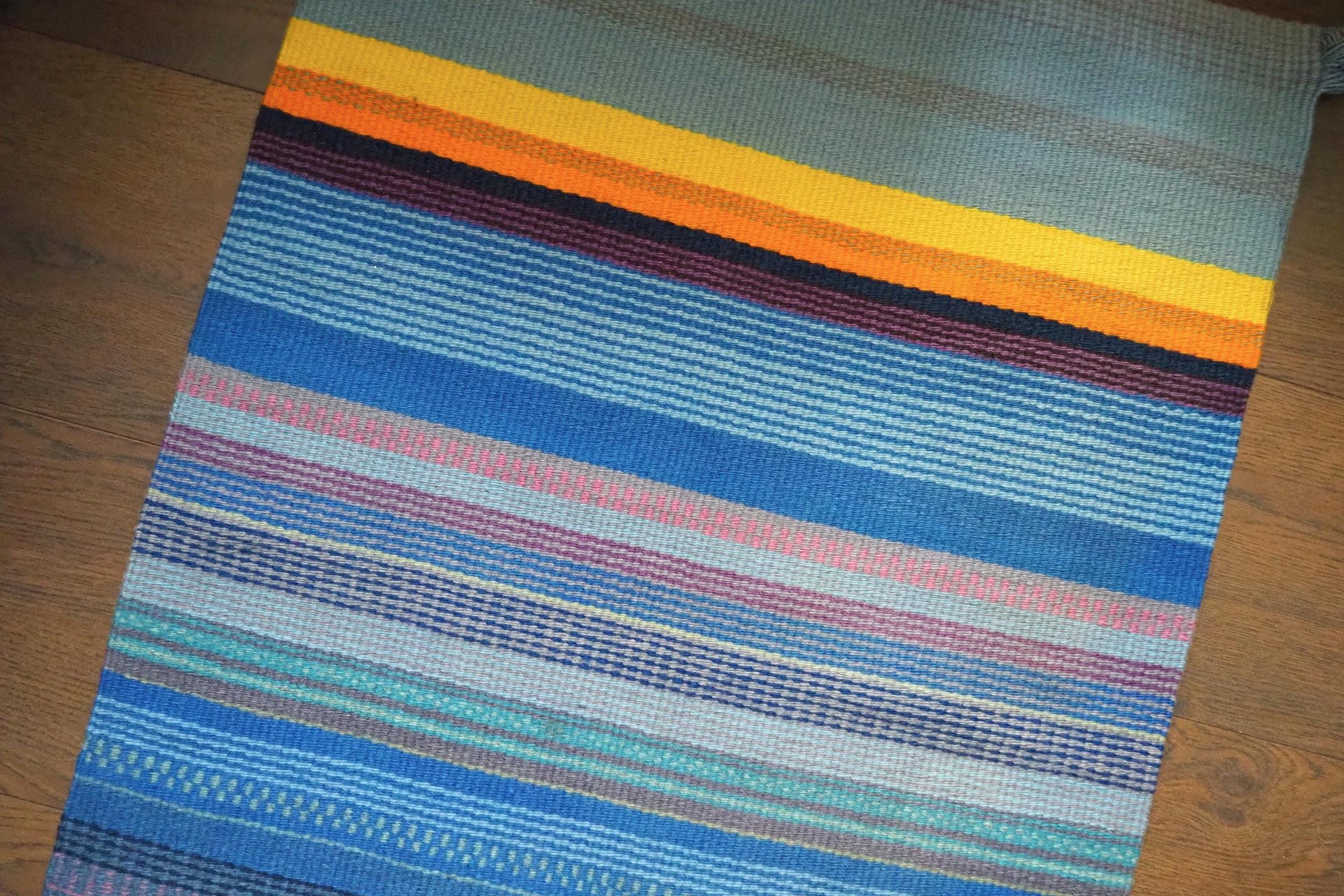 Vintage wall tapestry | Arktinen Horisontti by Elsa Montell-Saanio | Finnish Raanu | Lapland | Vintage wall hanging | Made in Finland