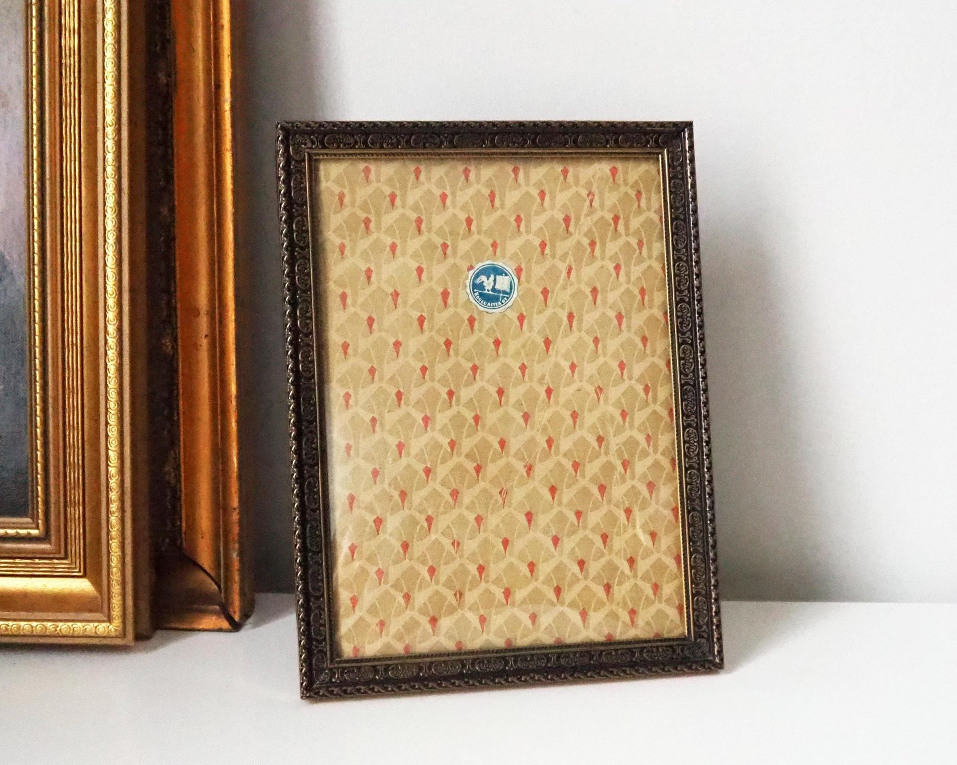 Vintage photo frame 18x24 cm | Vintage brass frame | Brass picture frame | Vintage picture frame | Finnish photo frame