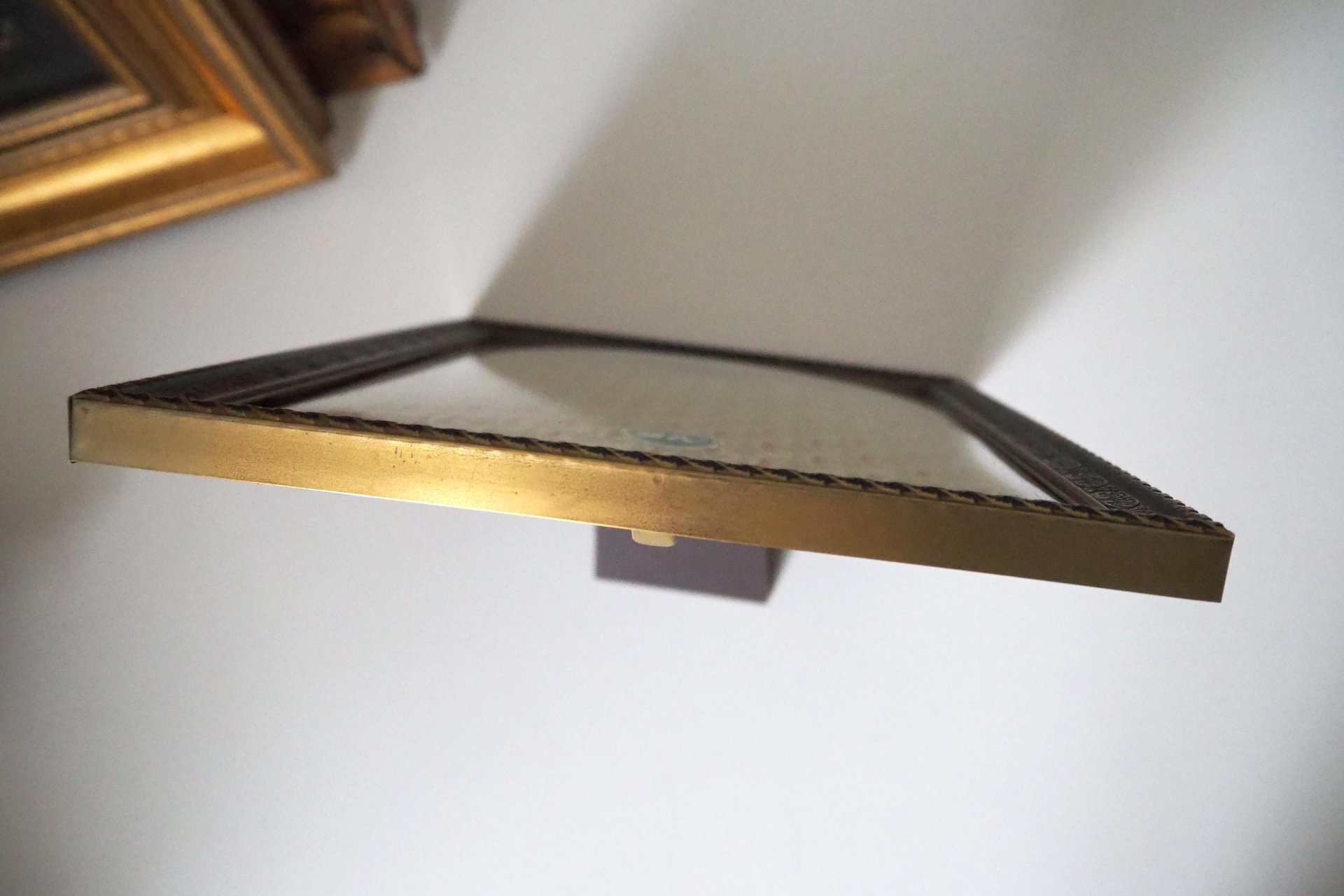 Vintage photo frame 18x24 cm | Vintage brass frame | Brass picture frame | Vintage picture frame | Finnish photo frame