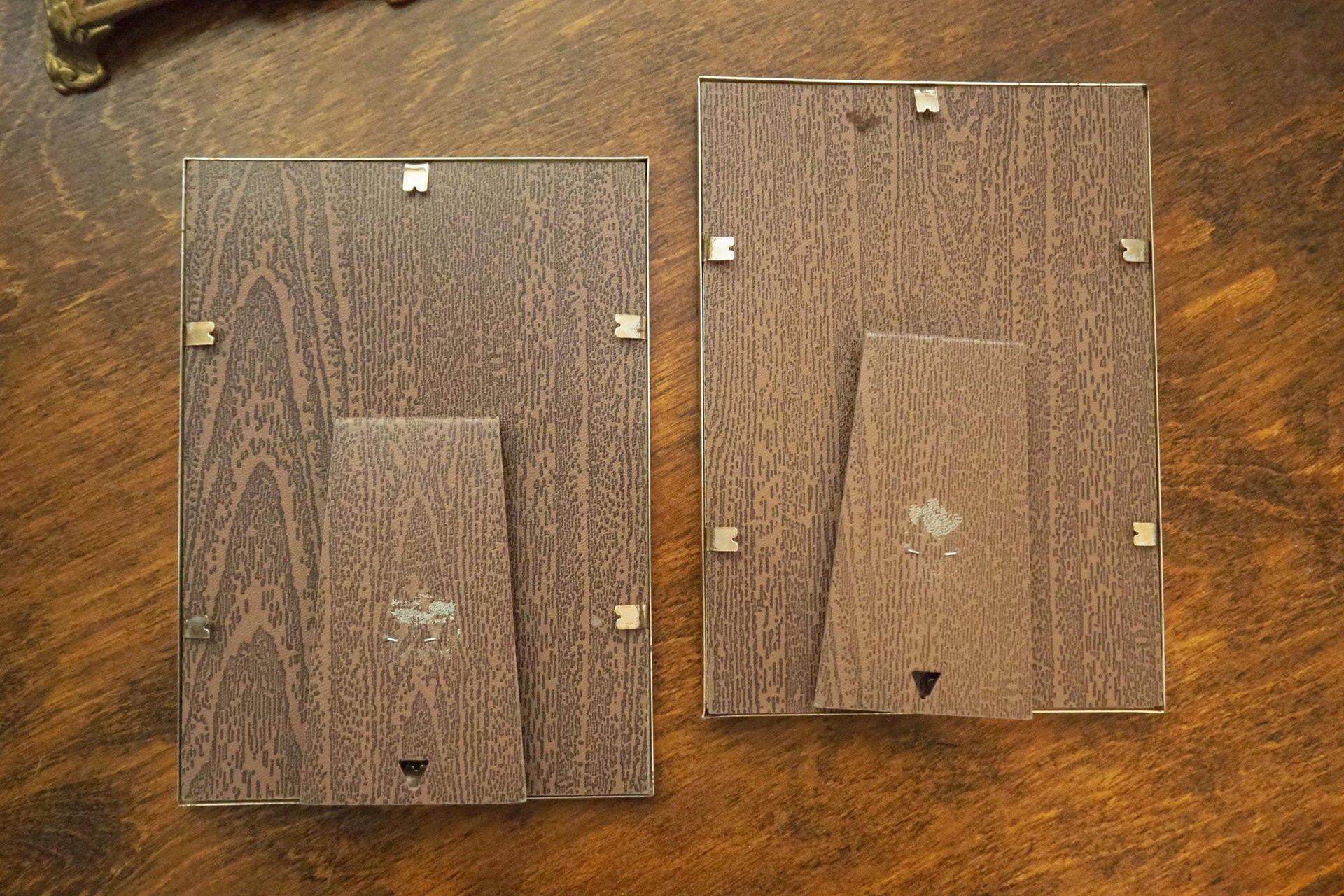 Set of two vintage photo frames | Vintage photo frames 13x18 cm | Vintage picture frames | Vintage picture frames