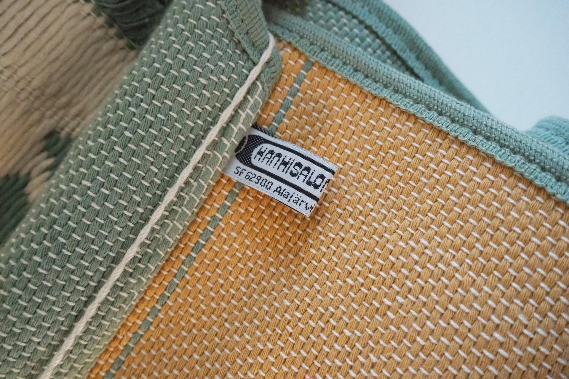 Vintage wall hanging | Floral wall tapestry | Scandinavian woven textile | Pastel wall tapestry | | Made in Finland