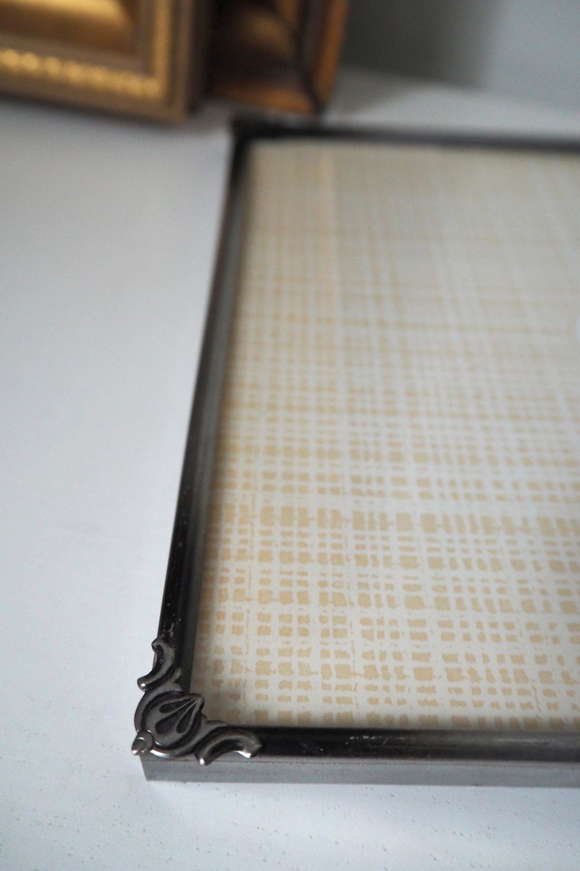 Vintage photo frame 18x24 cm | Vintage photo frame | Silver plated picture frame | Vintage silver picture frame