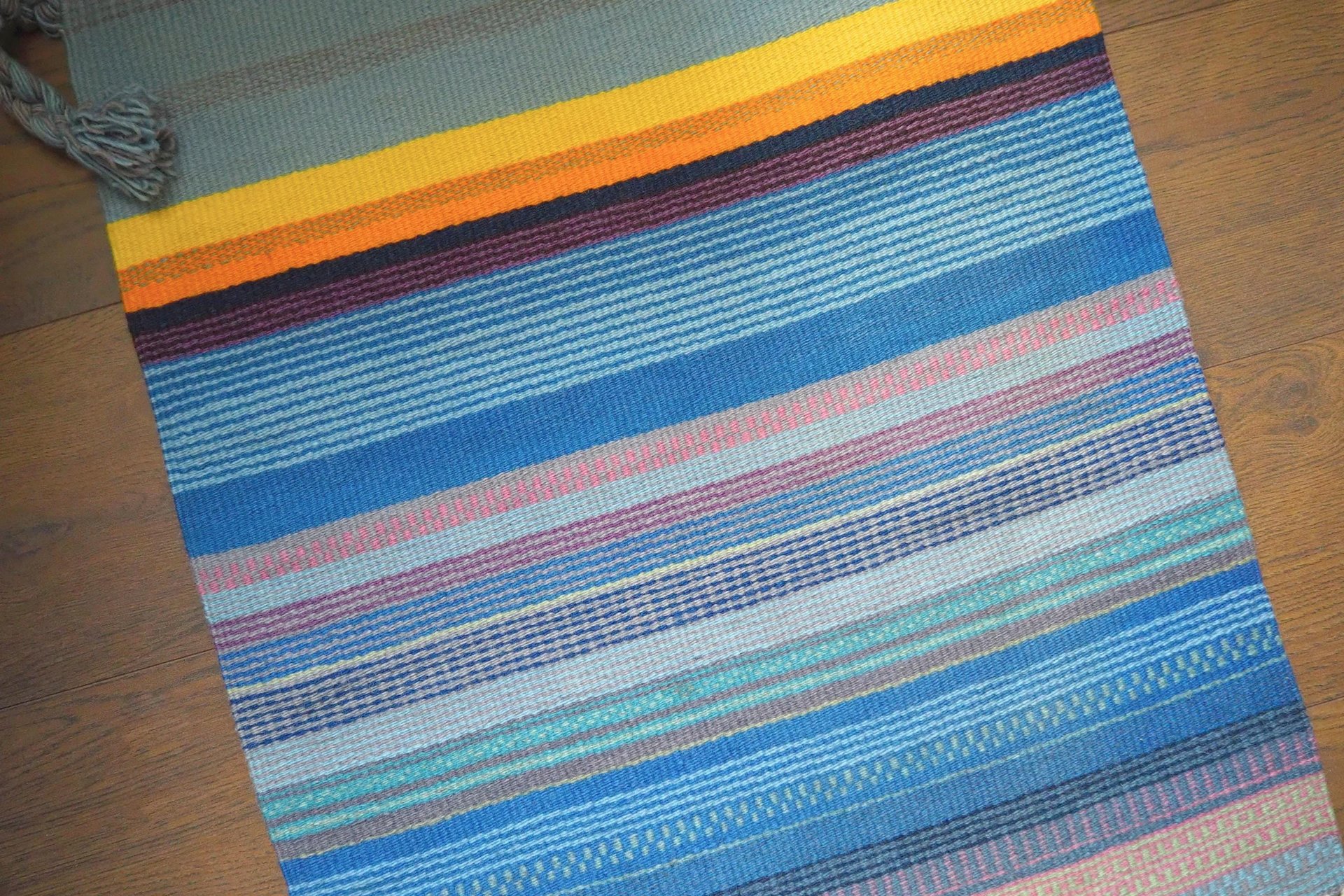 Vintage wall tapestry | Arktinen Horisontti by Elsa Montell-Saanio | Finnish Raanu | Lapland | Vintage wall hanging | Made in Finland