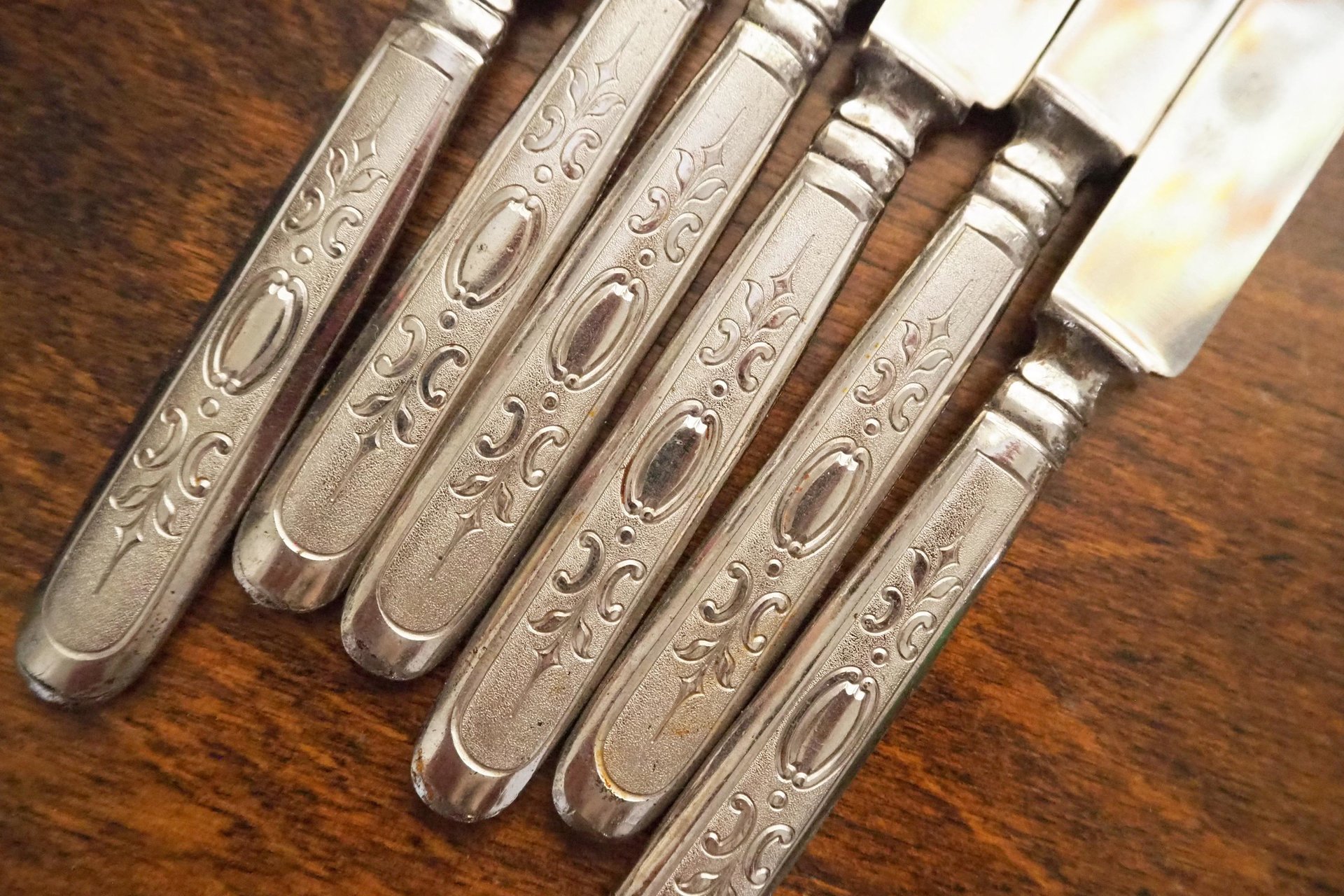 Set of six vintage fruit knives | Solingen fruit knives | Midcentury fruit knives | Vintage Solingen fruit knives | Made in Sweden