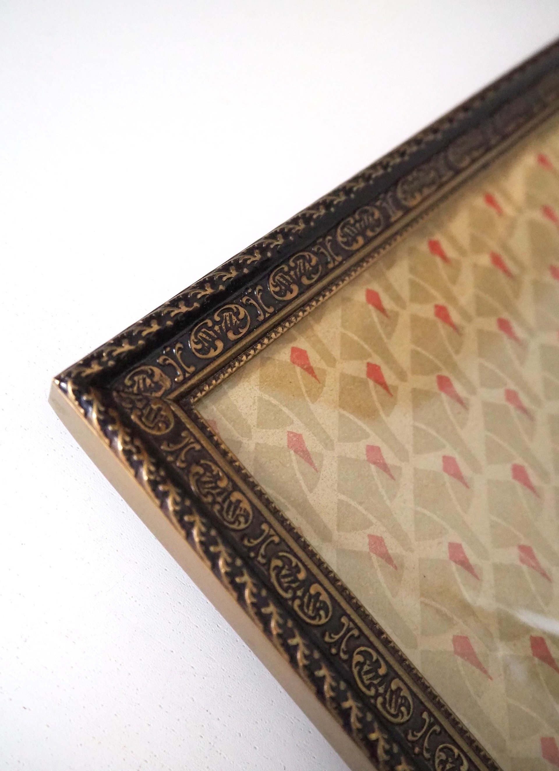 Vintage photo frame 18x24 cm | Vintage brass frame | Brass picture frame | Vintage picture frame | Finnish photo frame