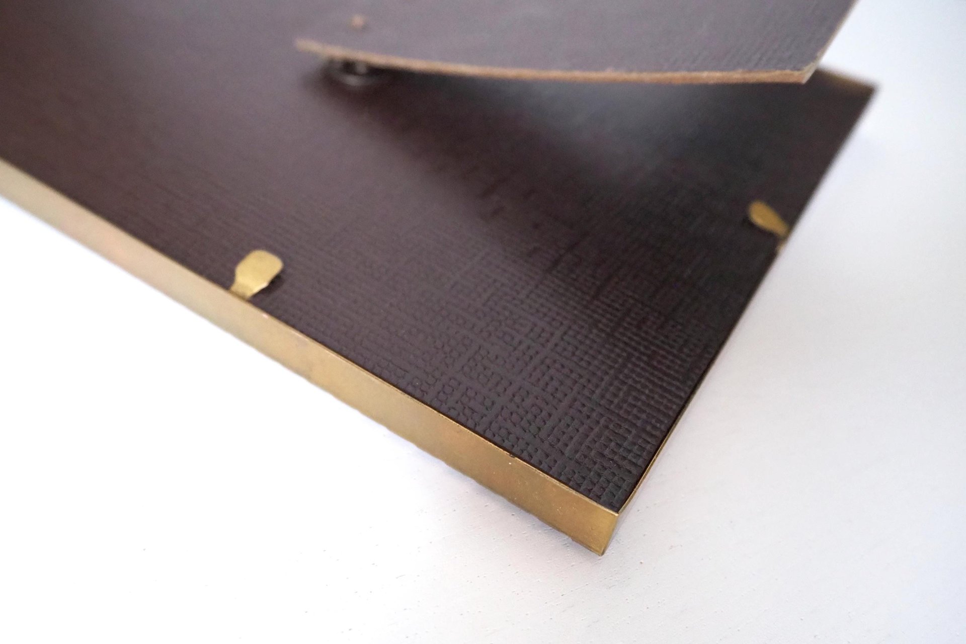 Vintage photo frame 18x24 cm | Vintage brass frame | Brass picture frame | Vintage picture frame | Finnish photo frame