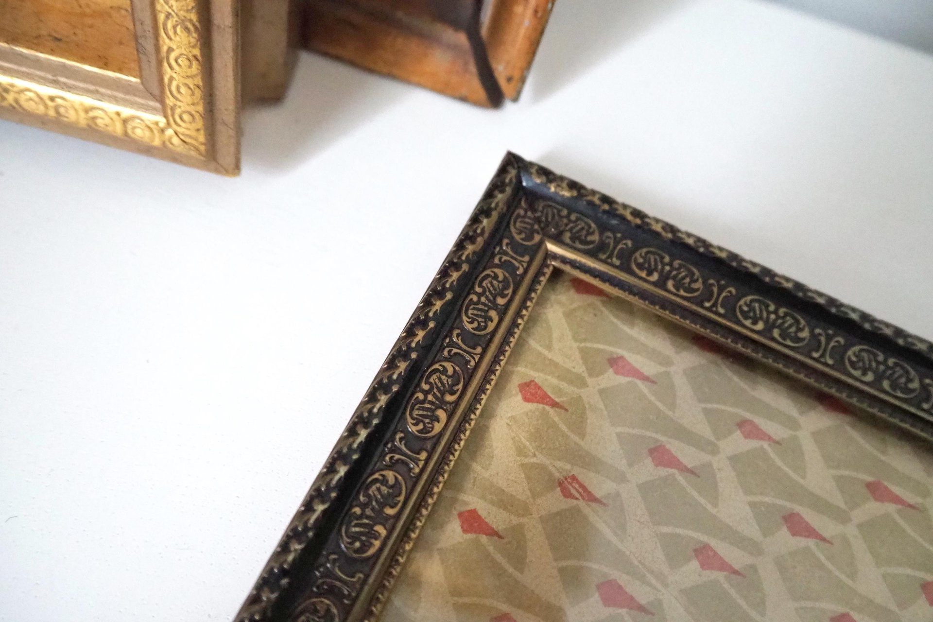 Vintage photo frame 18x24 cm | Vintage brass frame | Brass picture frame | Vintage picture frame | Finnish photo frame