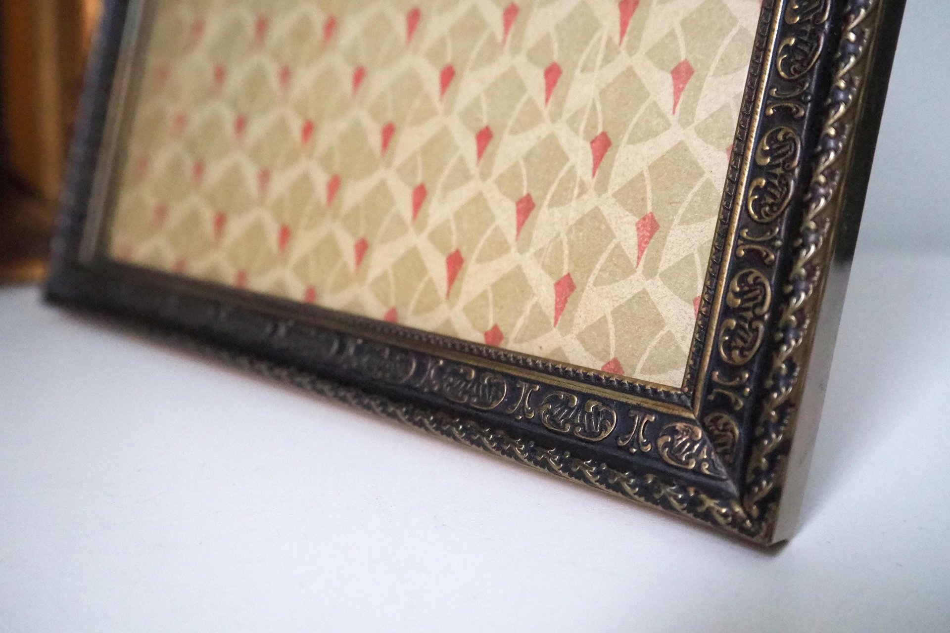 Vintage photo frame 18x24 cm | Vintage brass frame | Brass picture frame | Vintage picture frame | Finnish photo frame