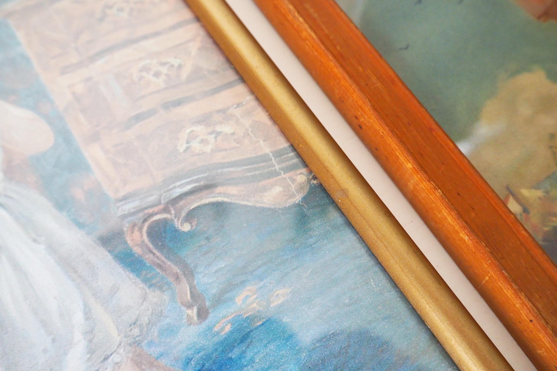 Vintage wall art set | Framed vintage prints for a nursery or a little girl's room | Vintage prints | Framed vintage prints