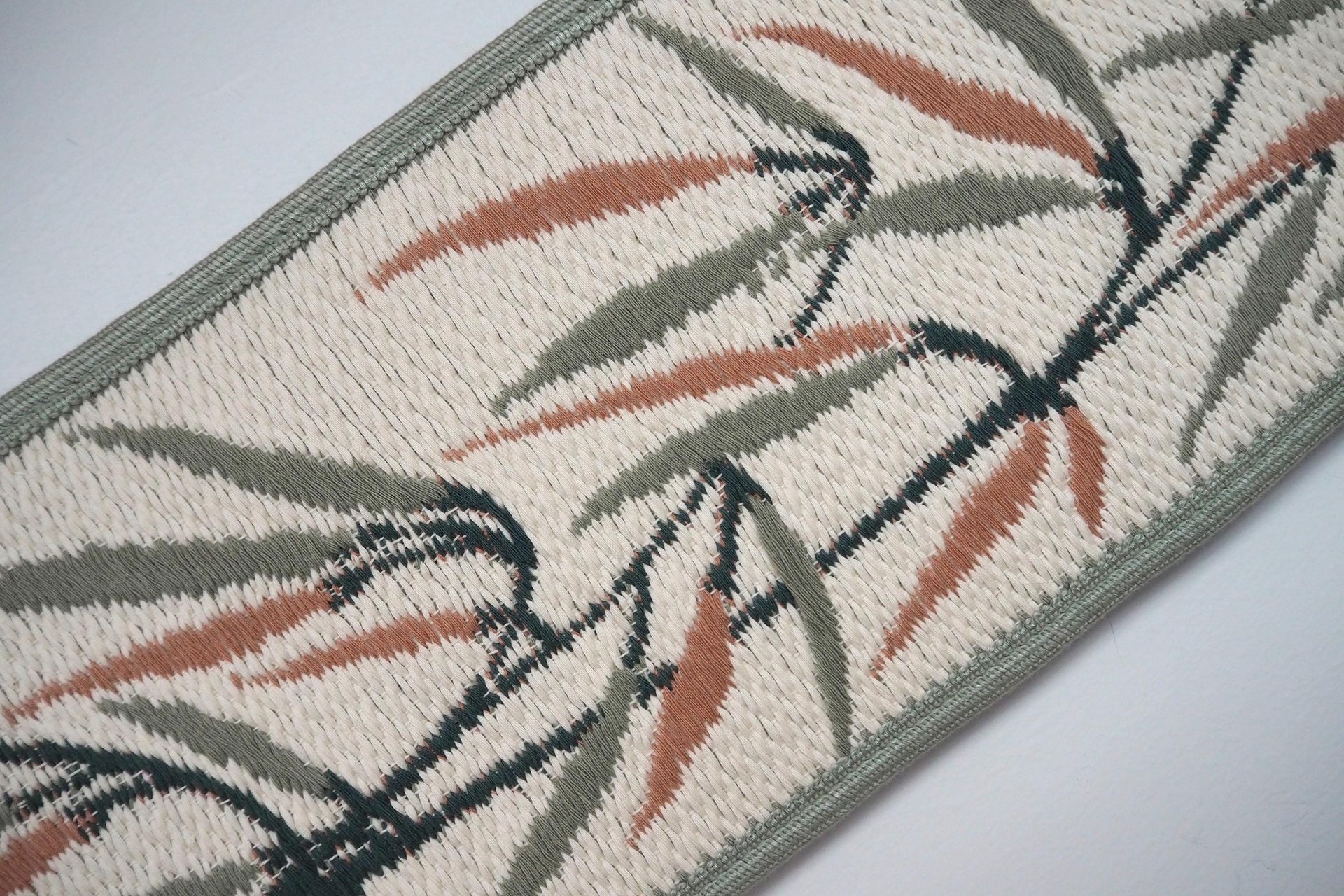 Vintage wall hanging | Long wall hanging | Nature wall hanging | Scandinavian woven textile | Made in Finland