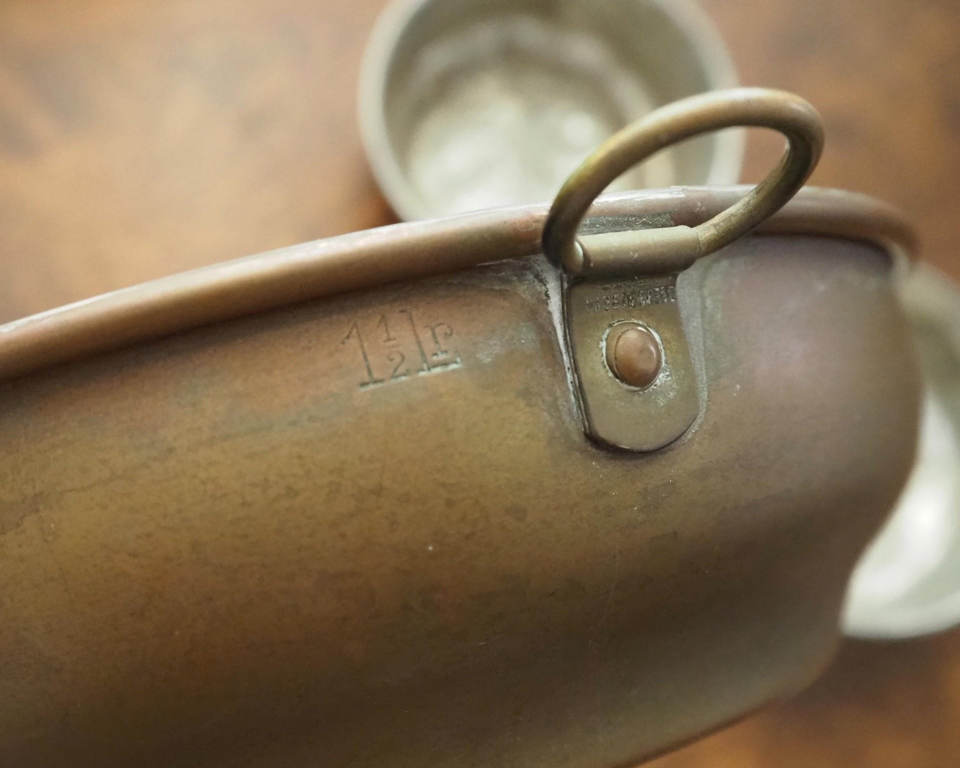 Set of three vintage copper baking molds | Vintage copper molds | Mismatched copper molds | Vintage baking molds | Vintage kitchen decor