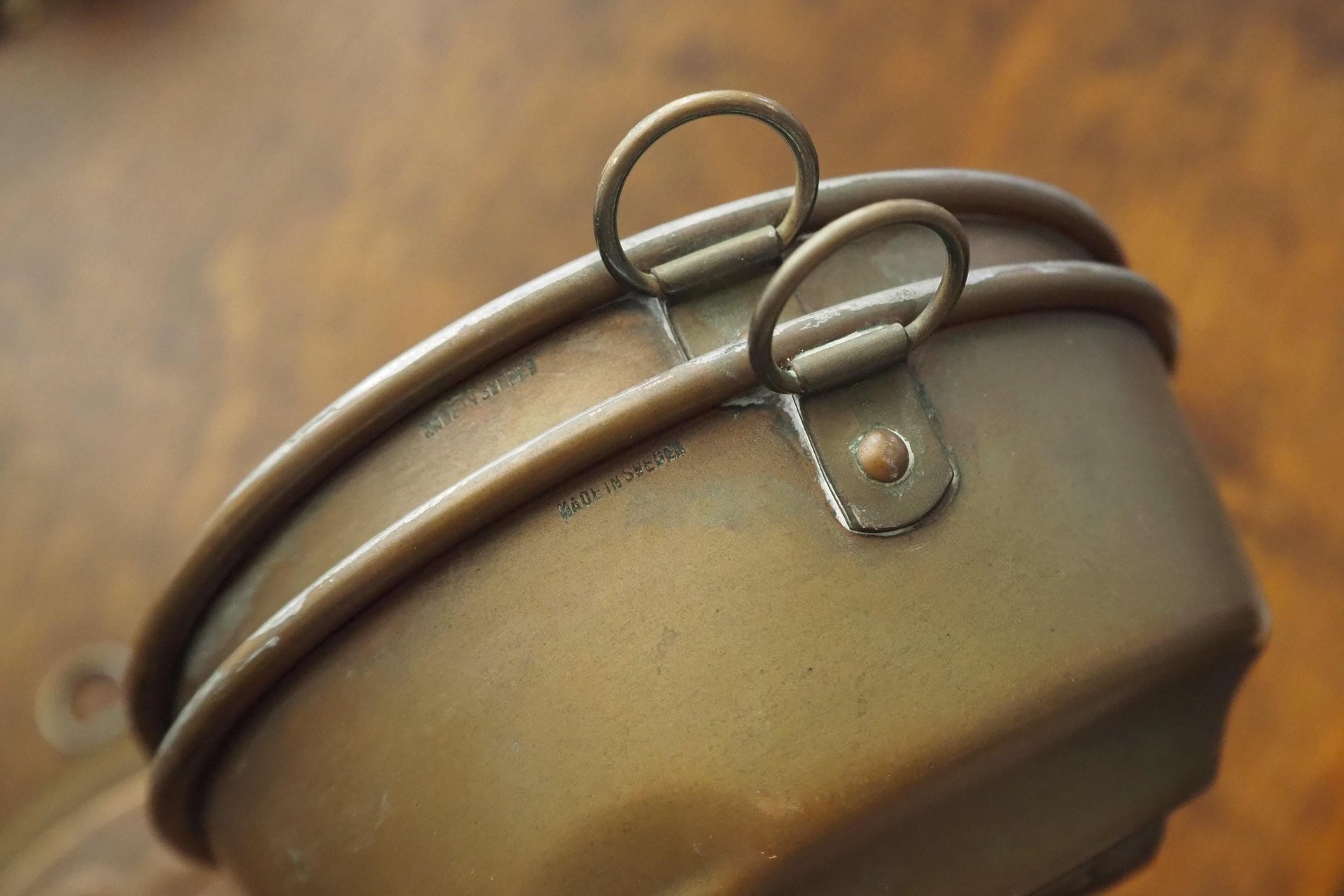 Set of three vintage copper baking molds | Vintage copper molds | Mismatched copper molds | Vintage baking molds | Vintage kitchen decor