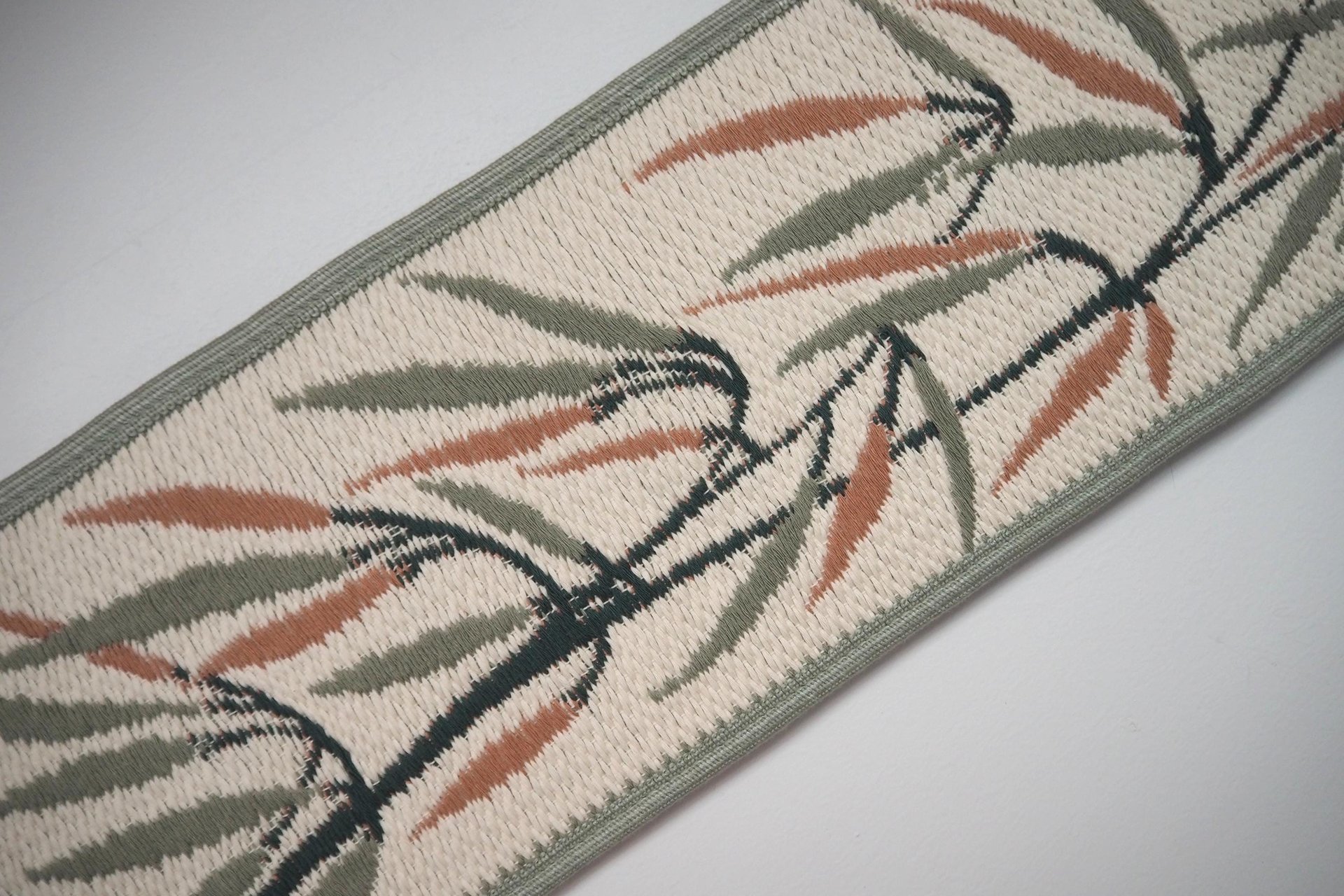 Vintage wall hanging | Long wall hanging | Nature wall hanging | Scandinavian woven textile | Made in Finland