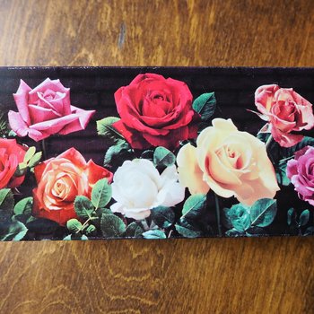 Vintage floral tin box | Floral tin box | Vintage storage box | 6 MB container Made in Great Britain